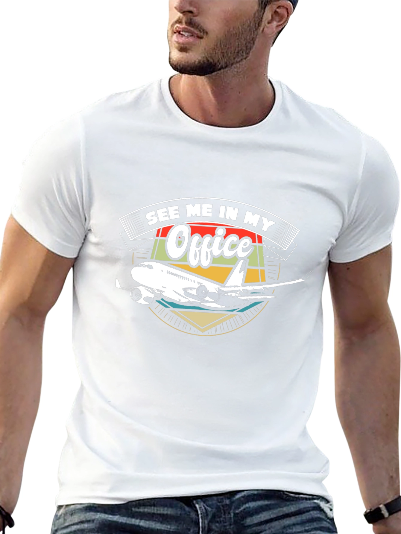 See Me In My Office Airplane T-Shirt
