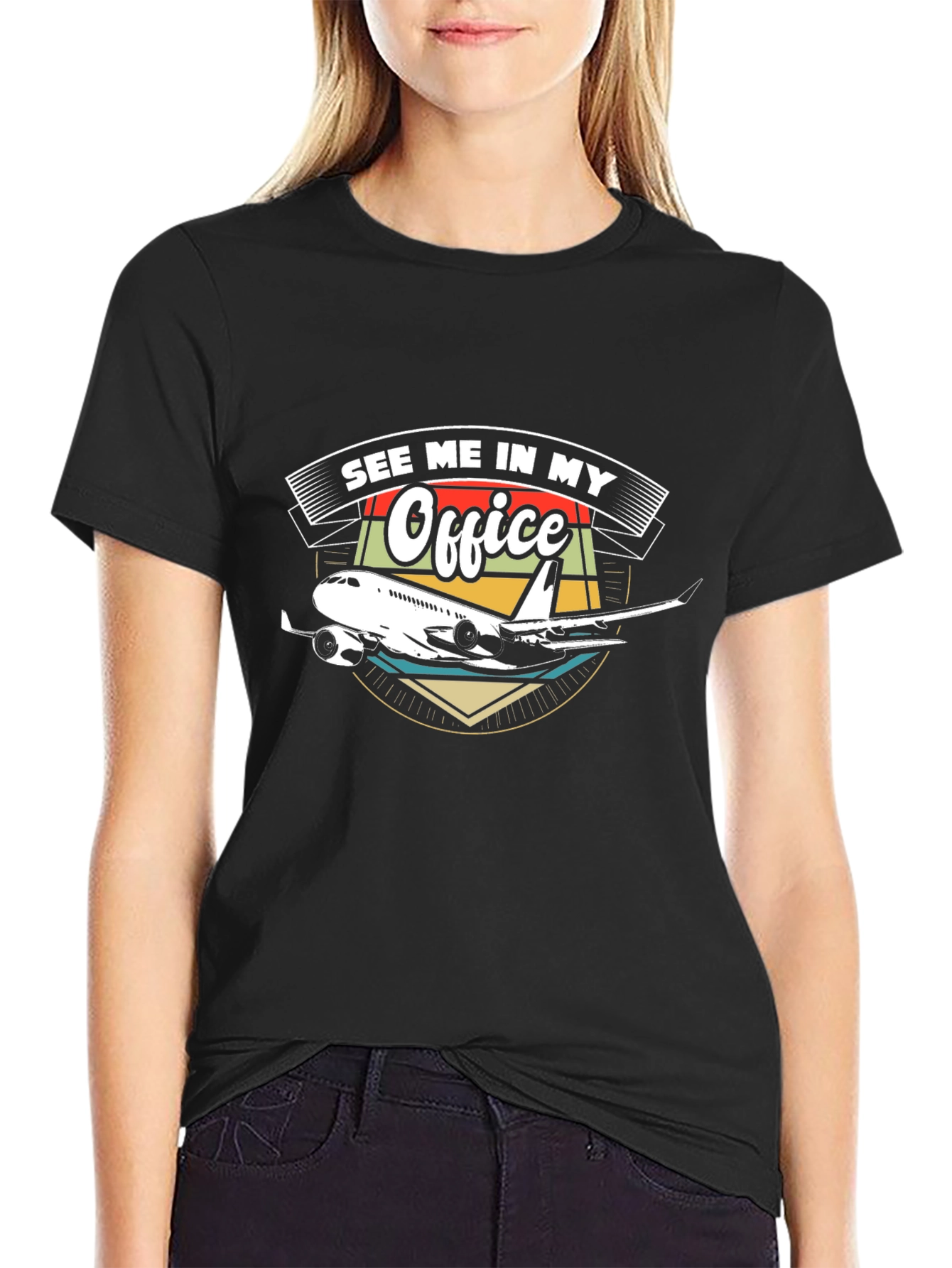 See Me In My Office Airplane T-Shirt