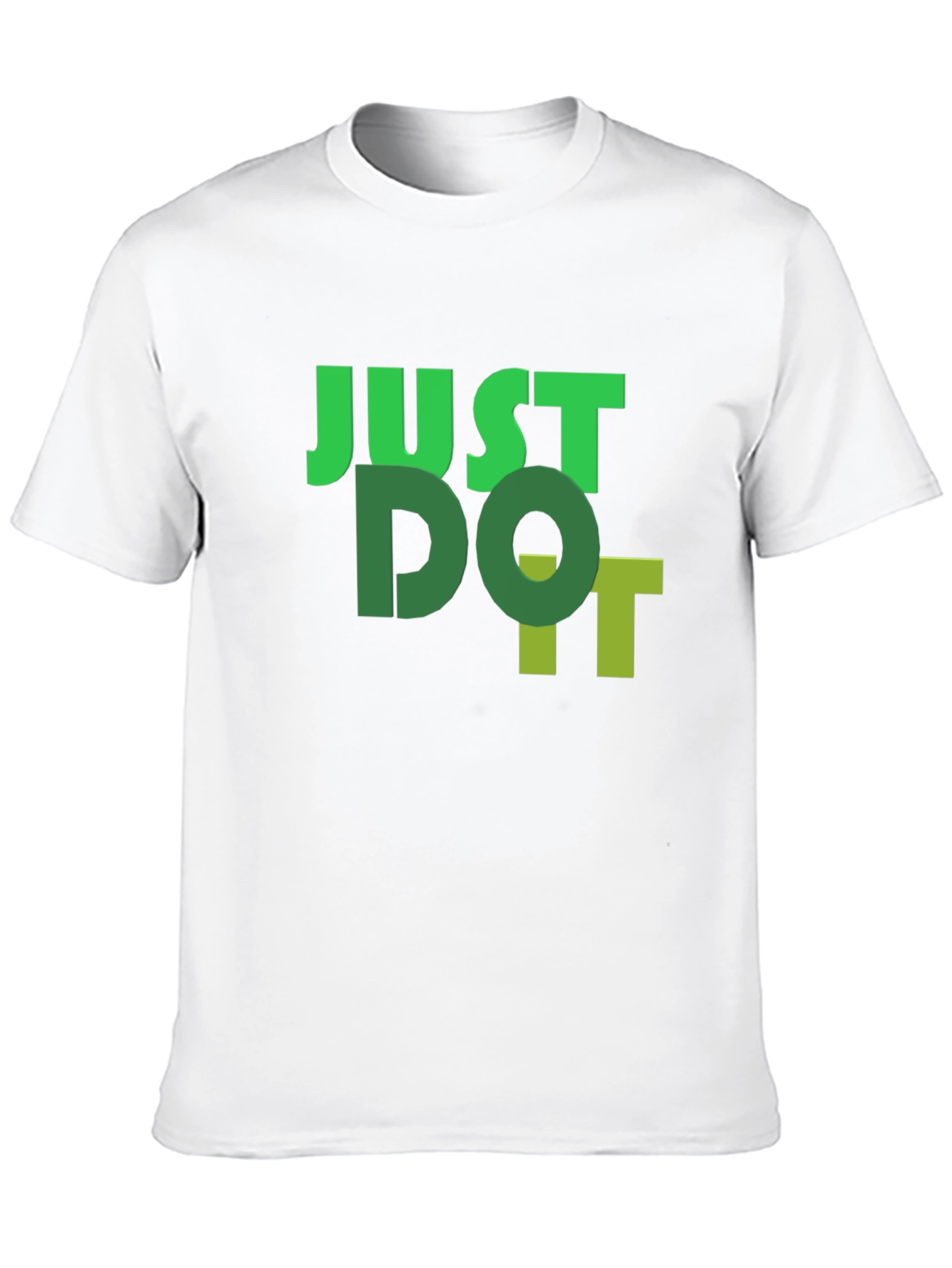 Just Do It Black Graphic Tee