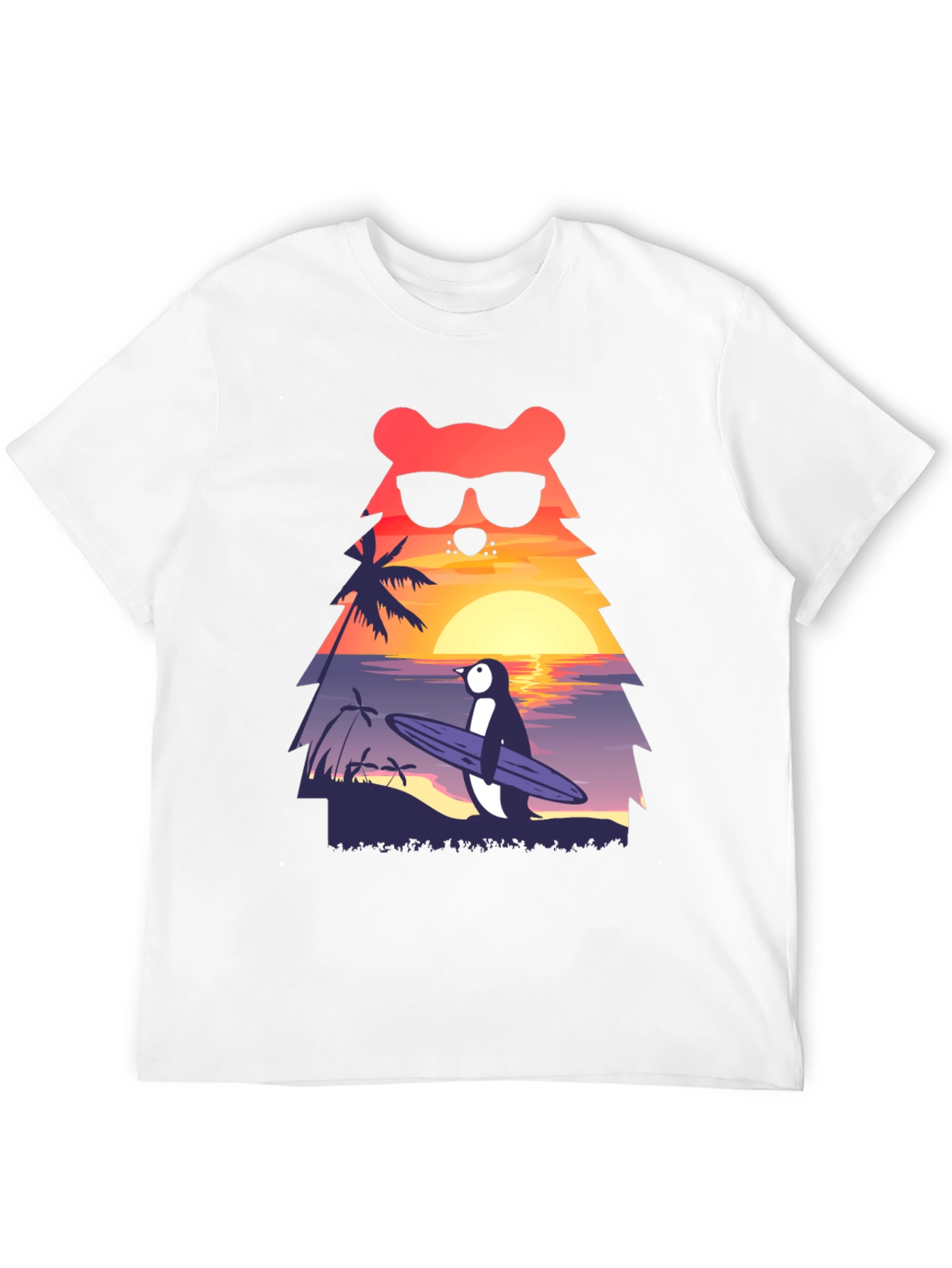 Bear & Penguin Surf T-Shirt - Vacation Vibes