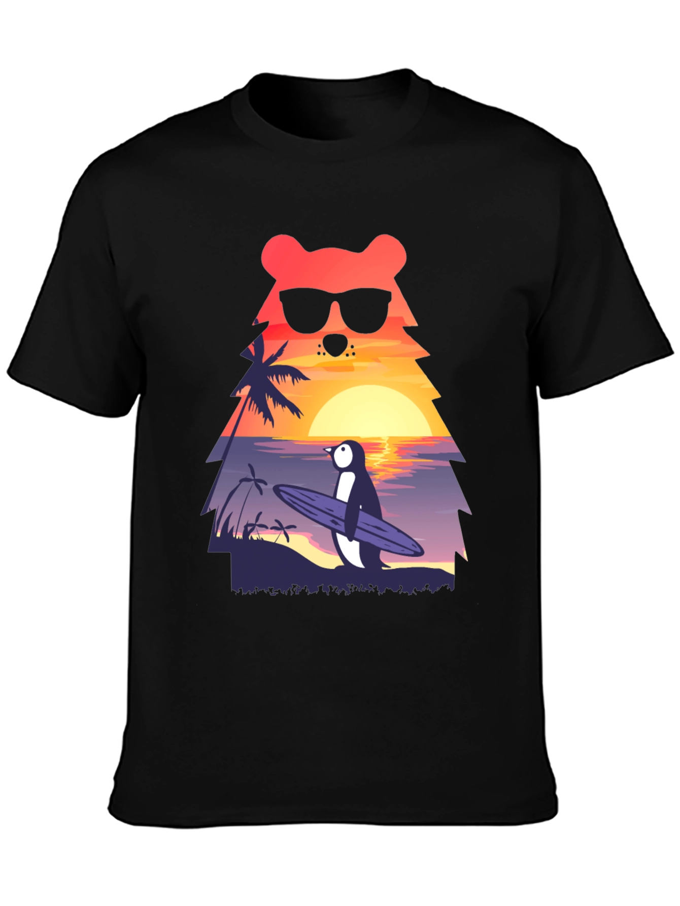 Bear & Penguin Surf T-Shirt - Vacation Vibes