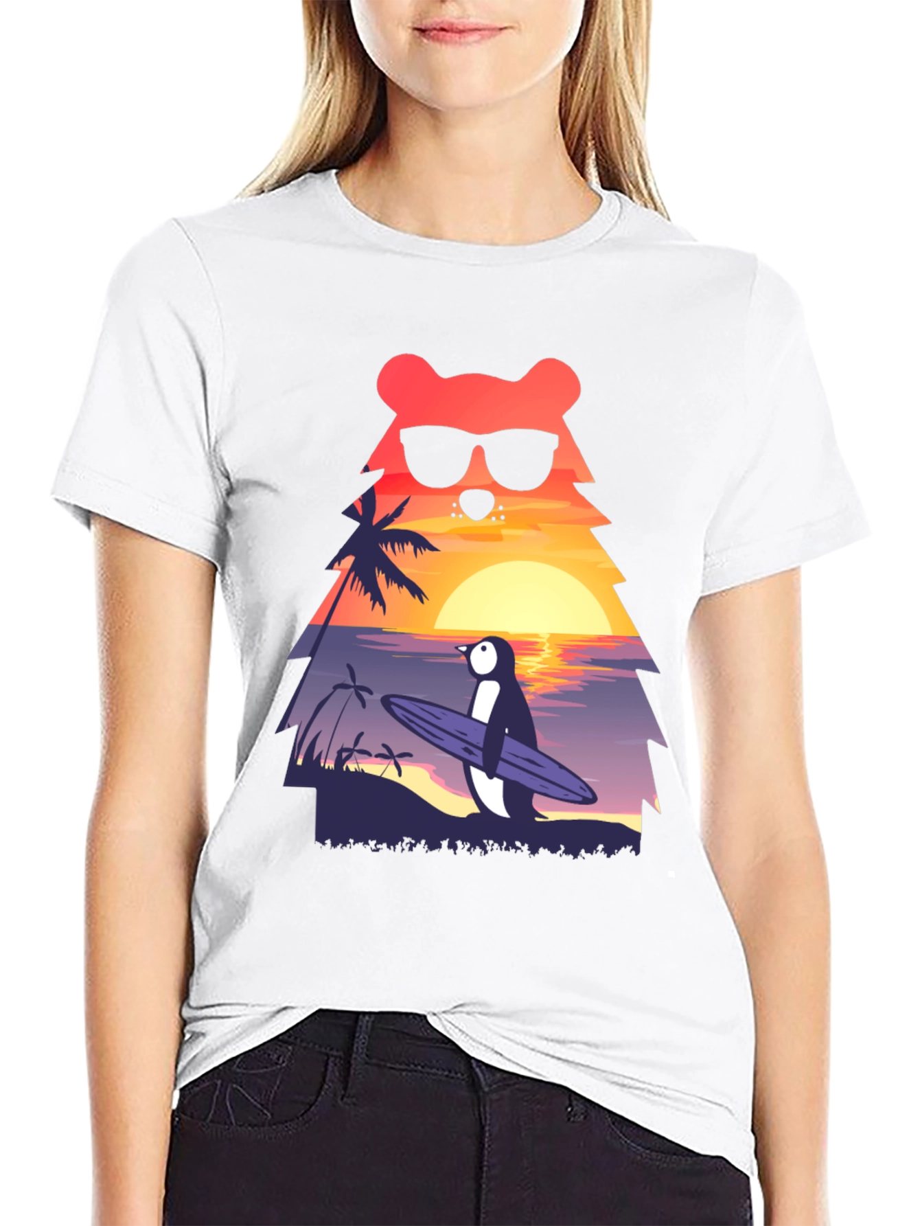 Bear & Penguin Surf T-Shirt - Vacation Vibes