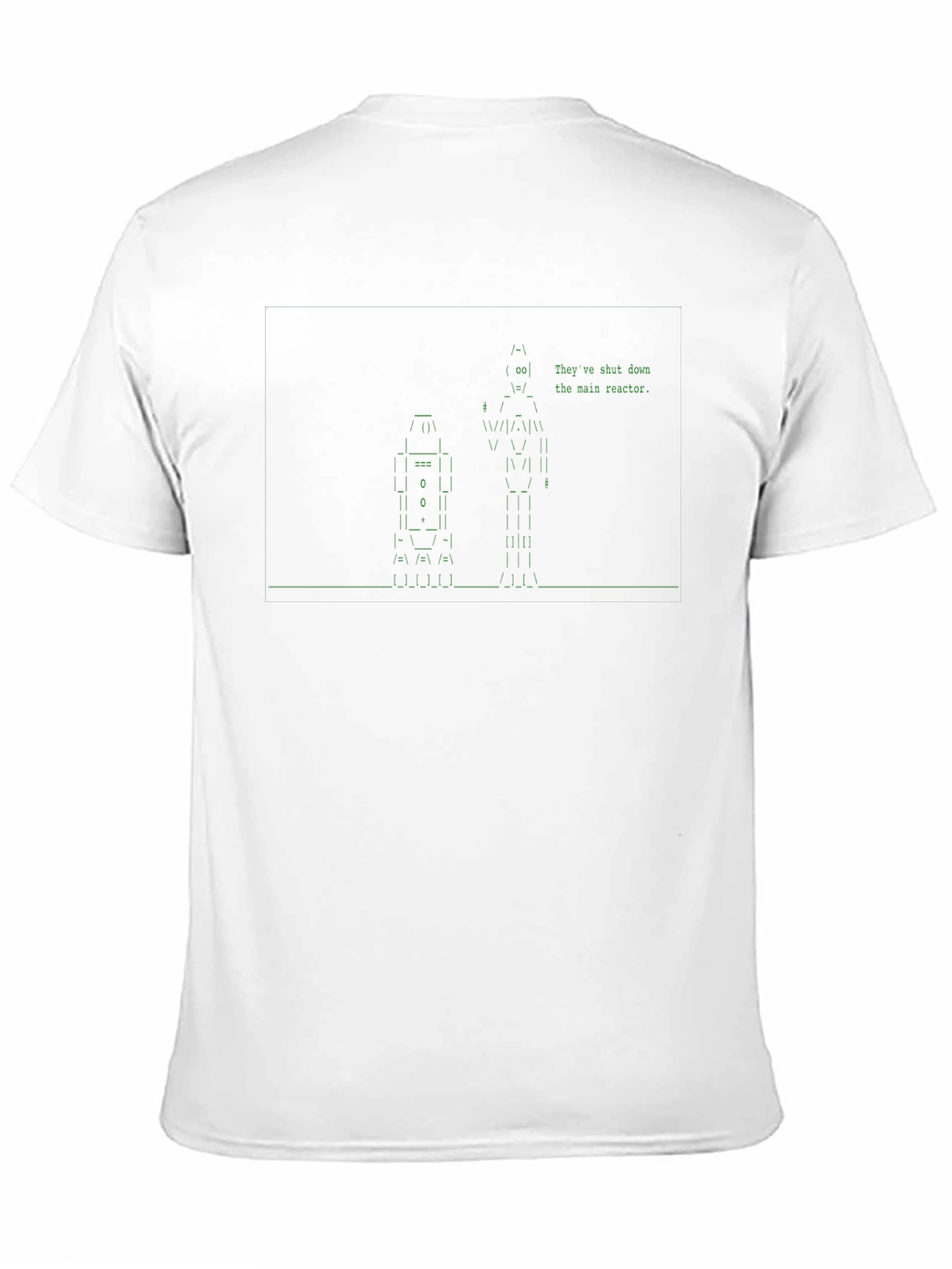 Retro Robot ASCII Art Graphic Tee