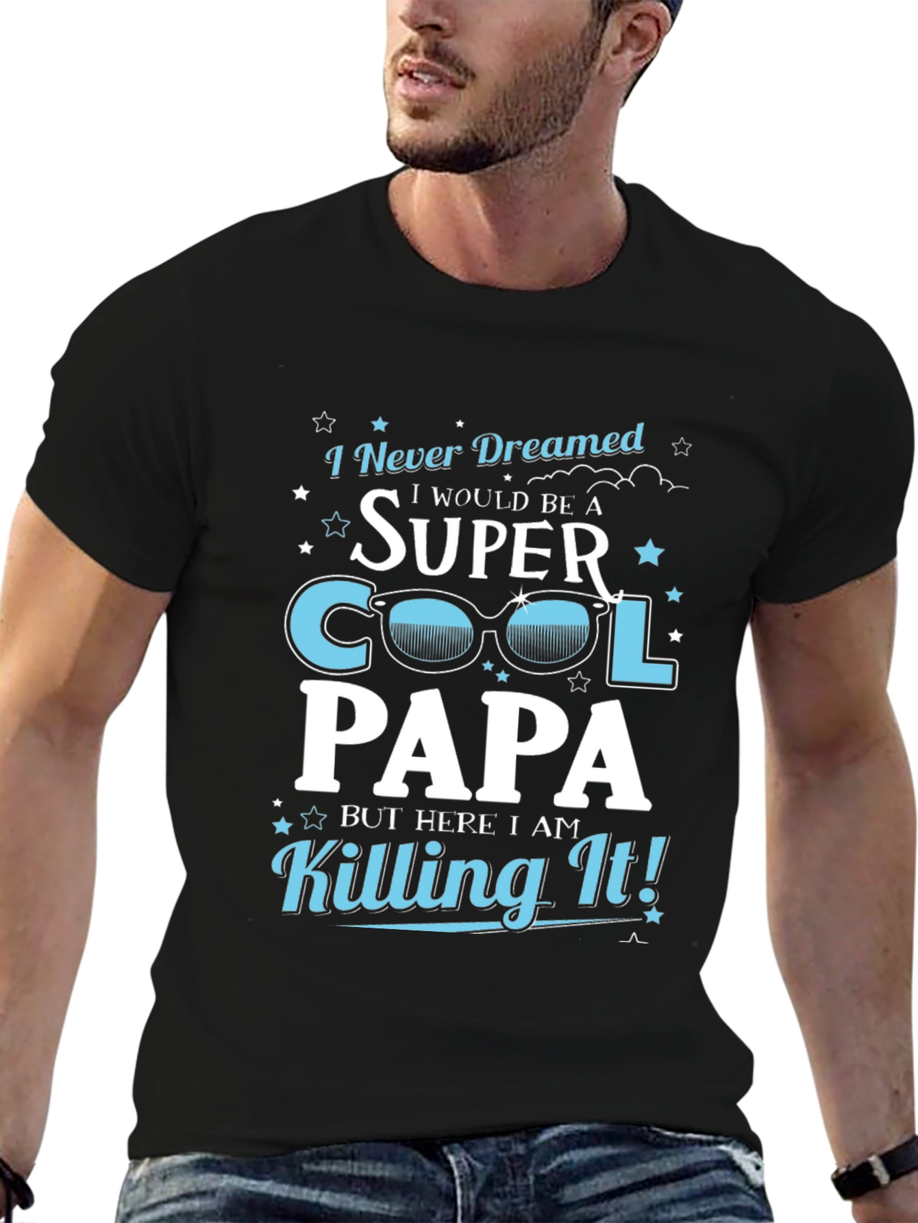 Super Cool Papa T-Shirt - Perfect Fathers Day Gift