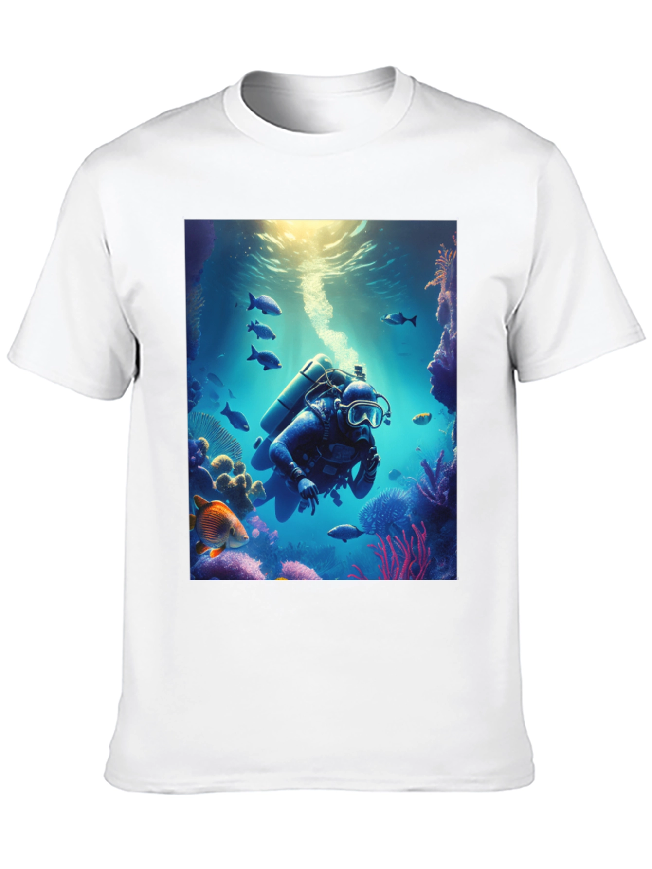 Scuba Diver Underwater Adventure Black T-Shirt