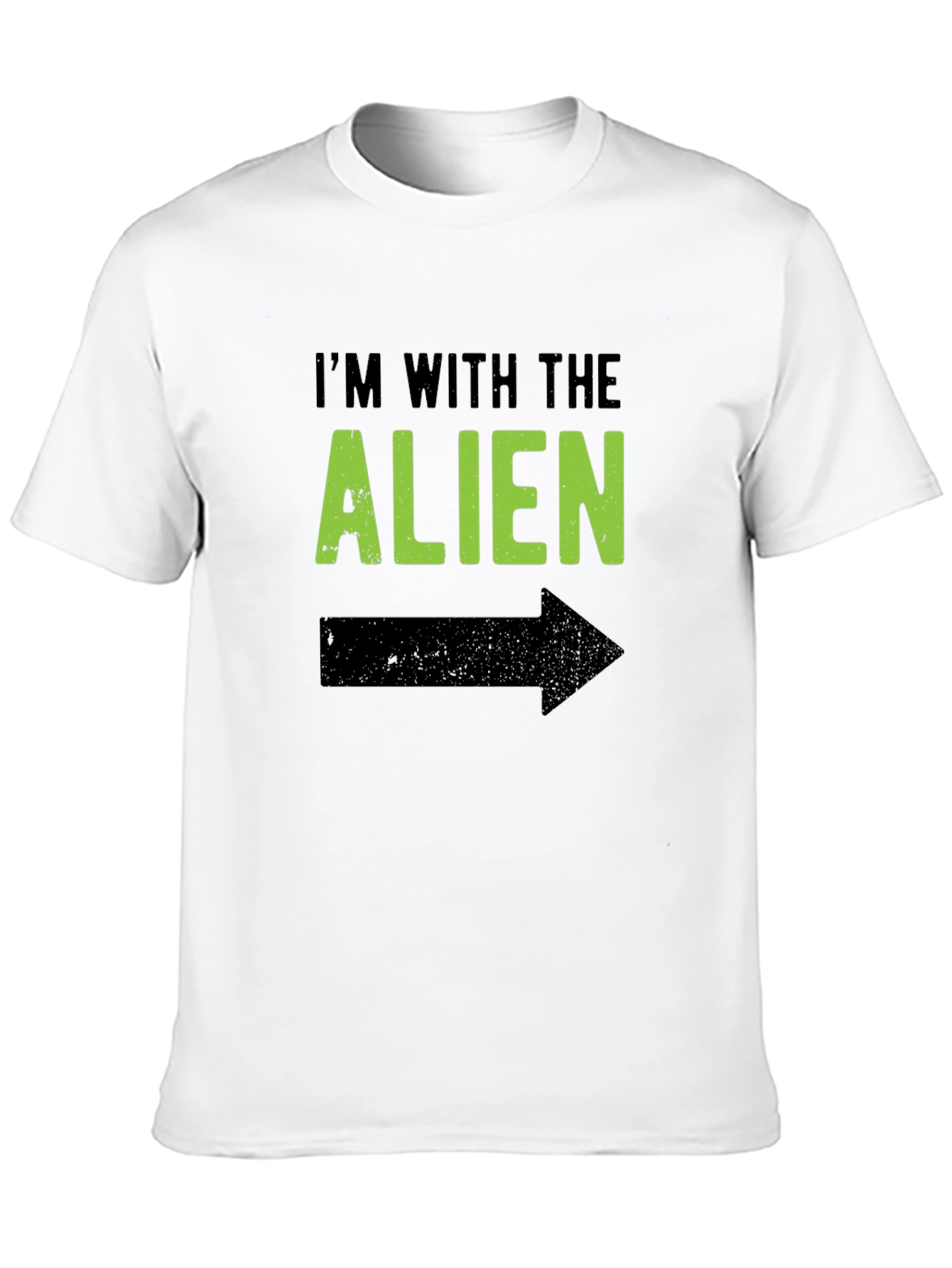 Im With The Alien T-Shirt - Funny Graphic Tee