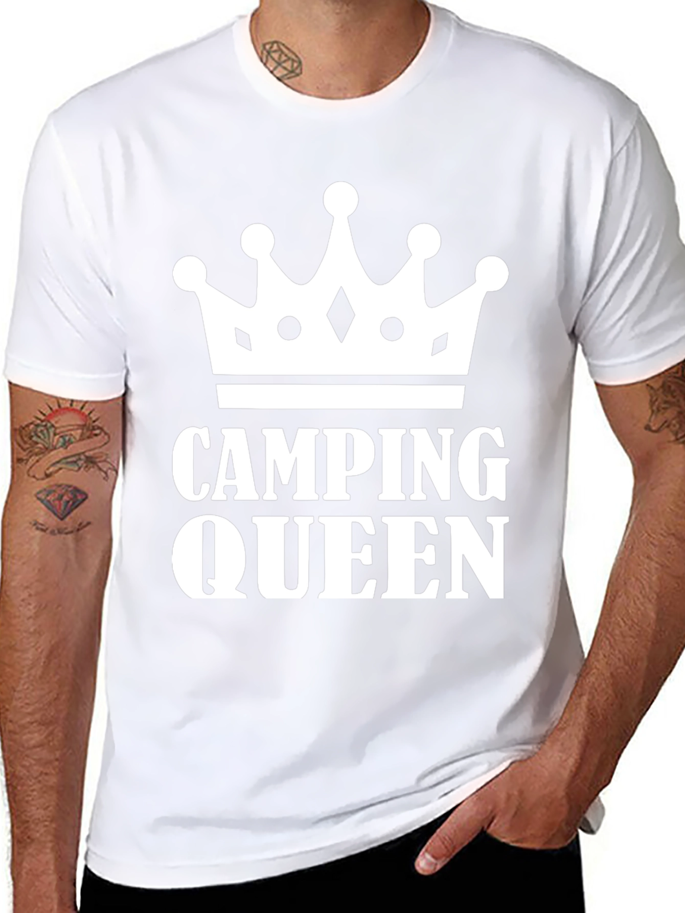 Camping Queen Graphic T-Shirt