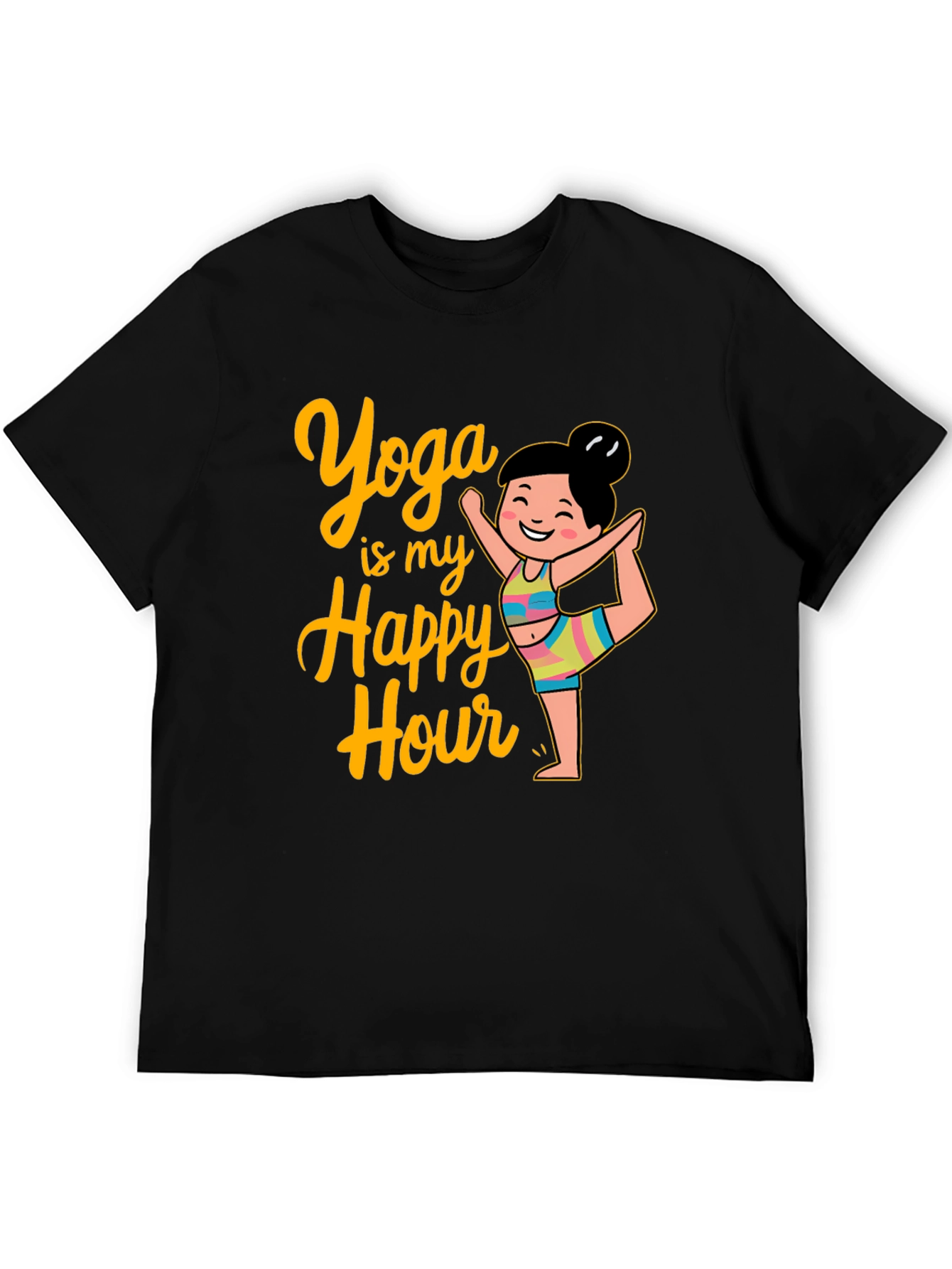 Yoga is My Happy Hour Graphic Tee