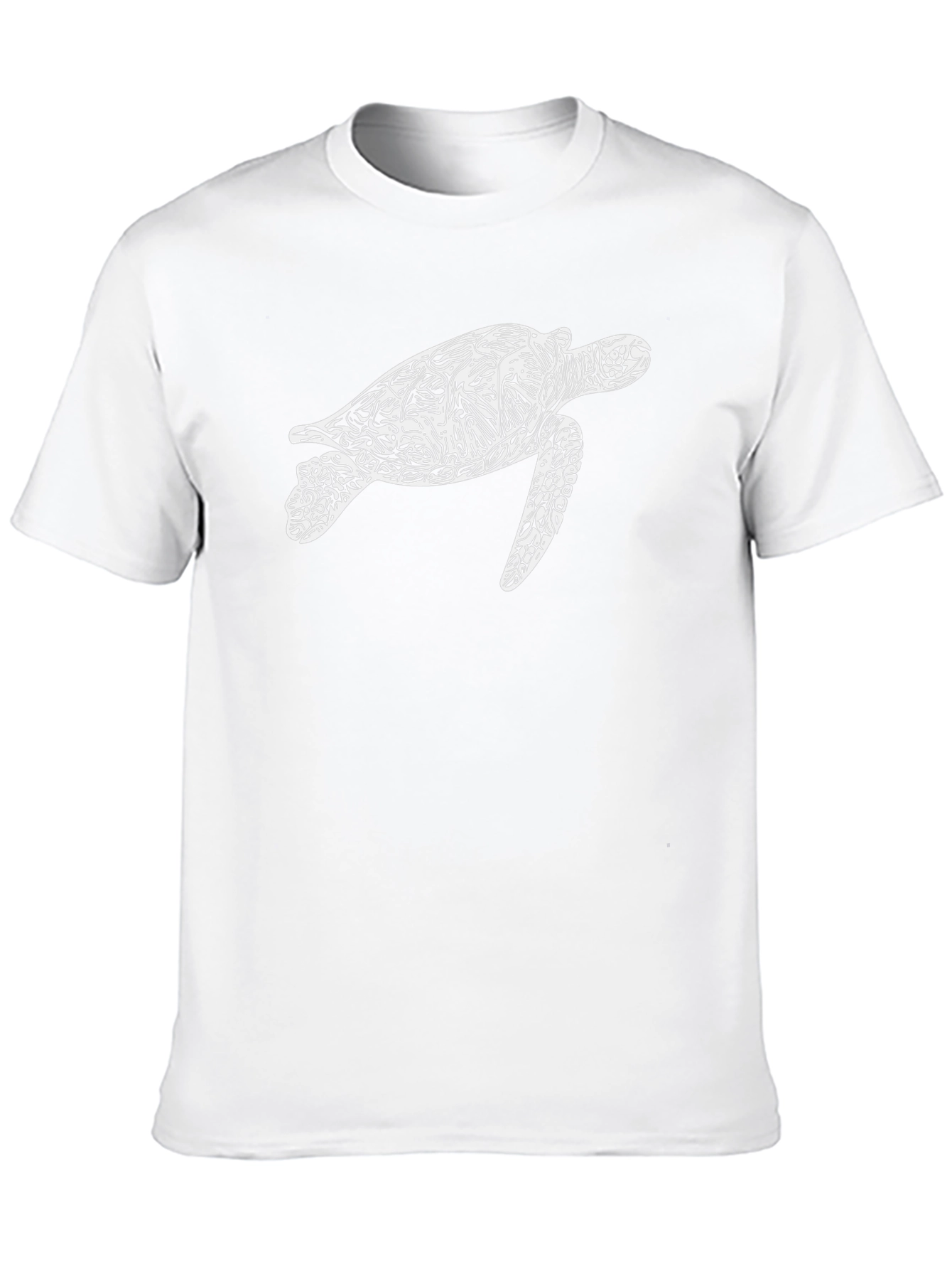 Sea Turtle Graphic T-Shirt - Black