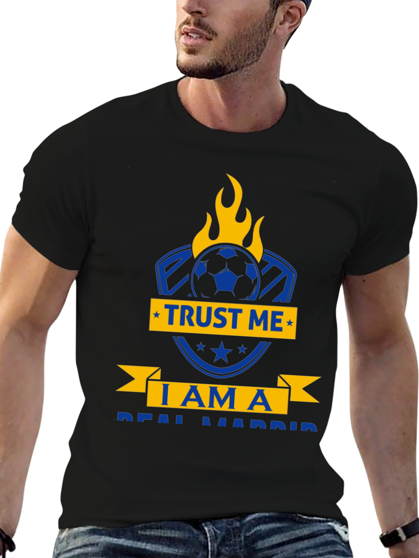 Real Madrid Fan T-Shirt - Trust Me Soccer Design