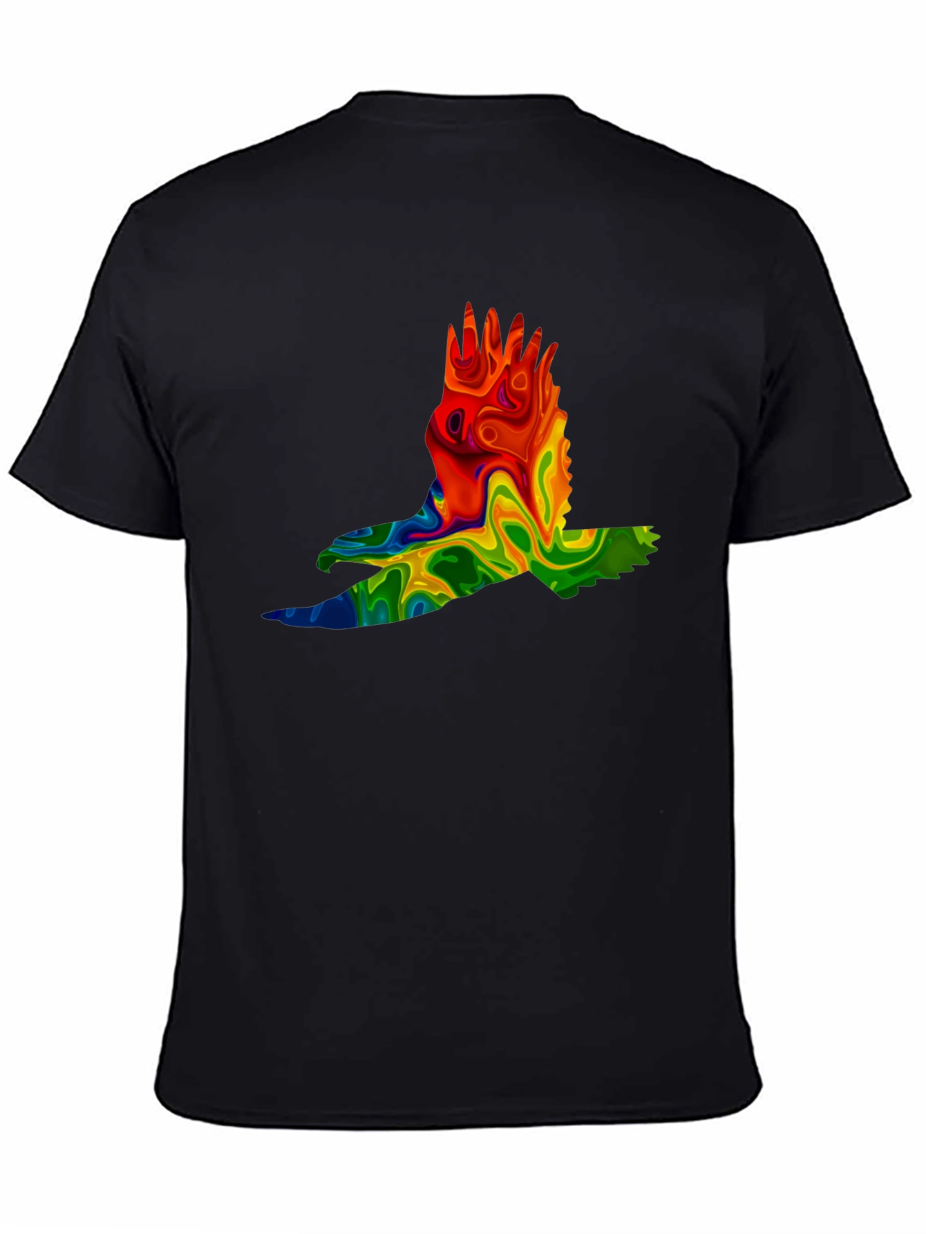 Psychedelic Eagle Graphic Tee