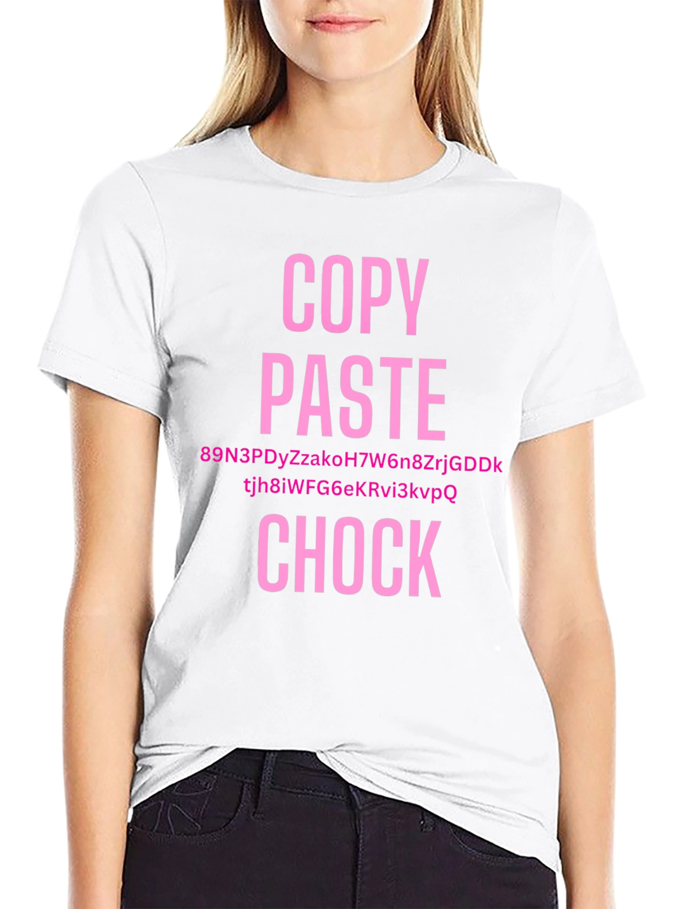 Copy Paste Chock Funny T-Shirt