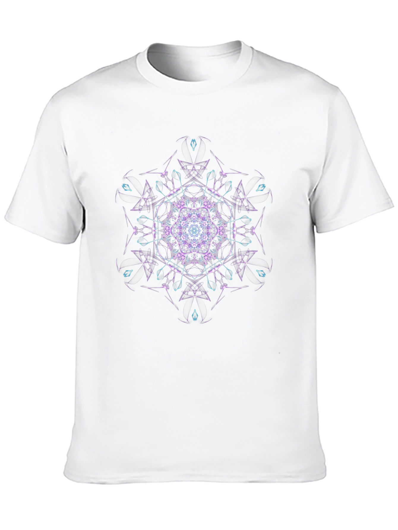 Geometric Mandala T-Shirt - Black