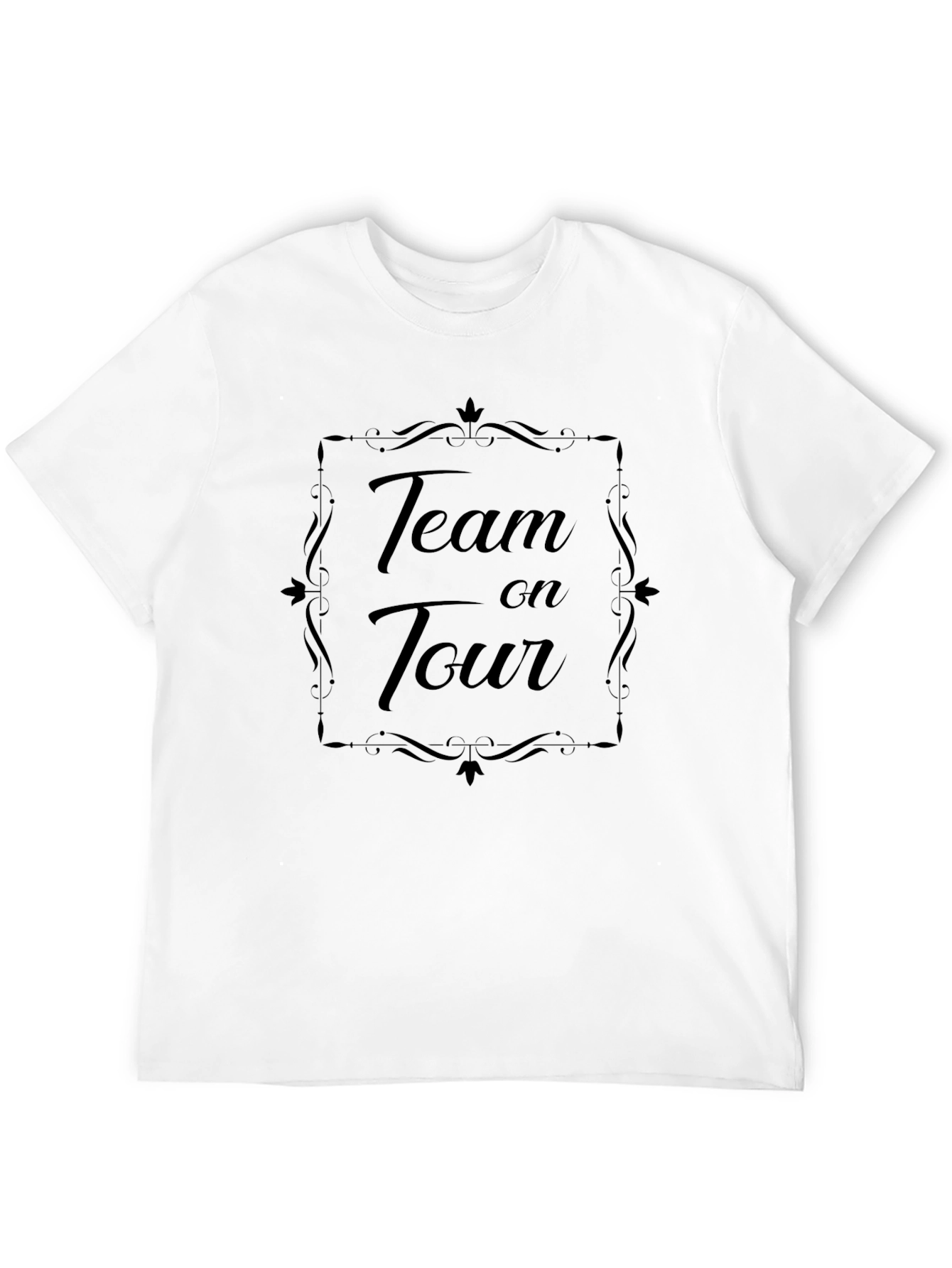 Team on Tour Black Graphic Tee