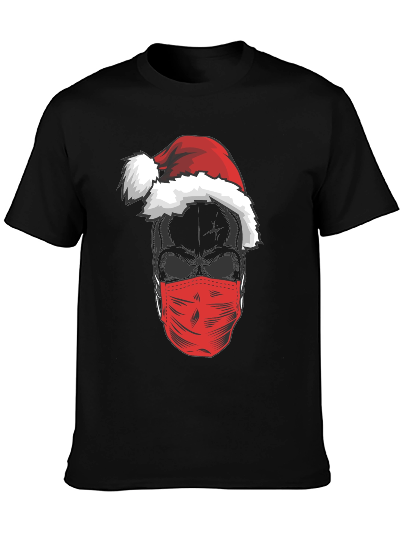 Skull Santa Mask T-Shirt