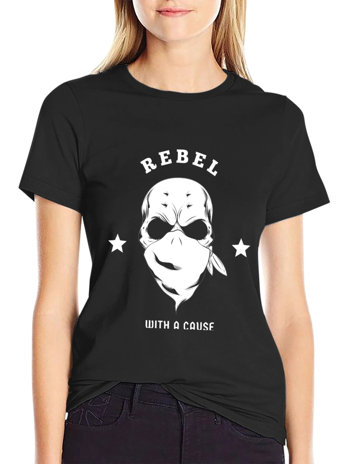 Rebel With A Cause Graphic T-Shirt