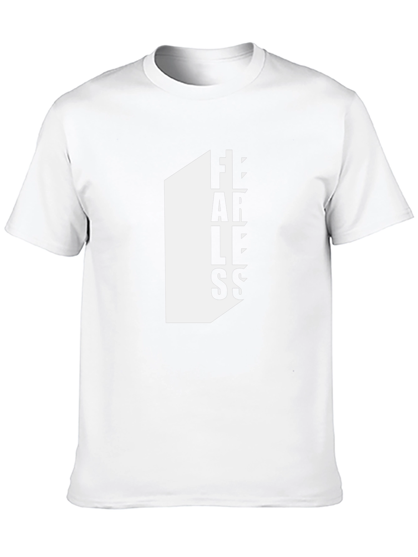 Fearless Graphic Tee - Stylish Black Cotton T-Shirt