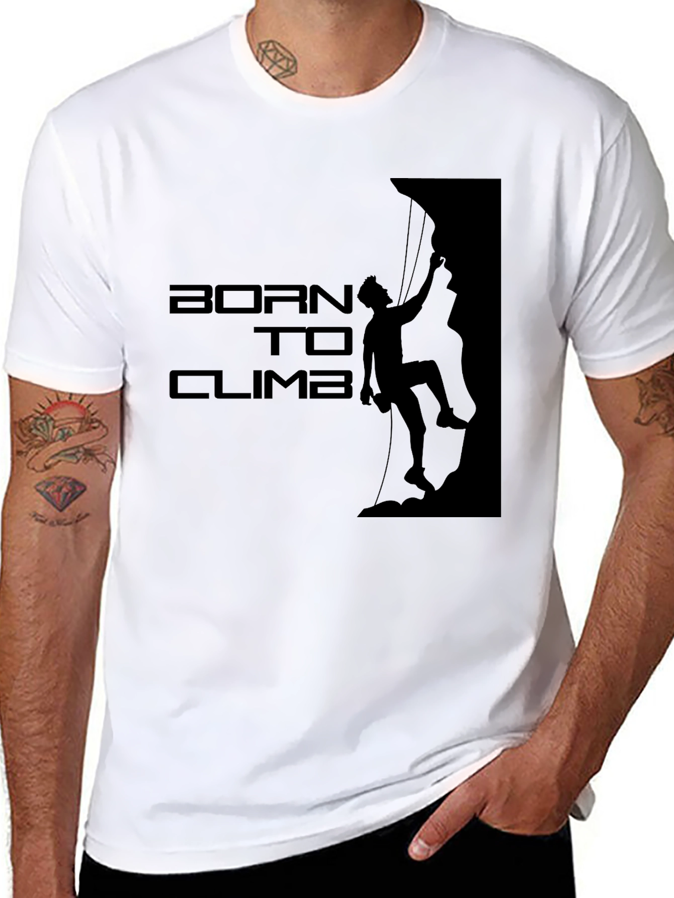 Born to Climb Black T-Shirt