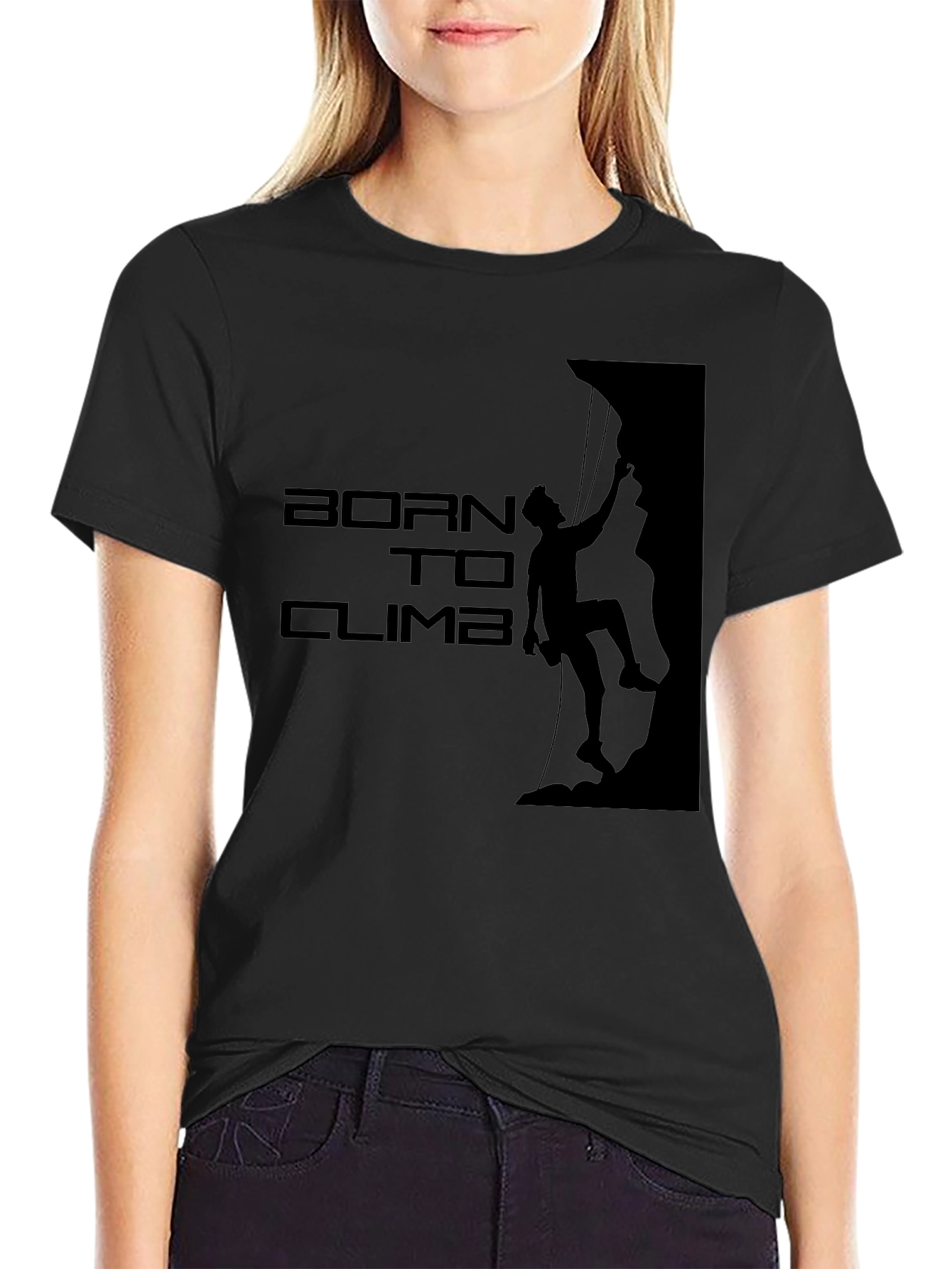 Born to Climb Black T-Shirt