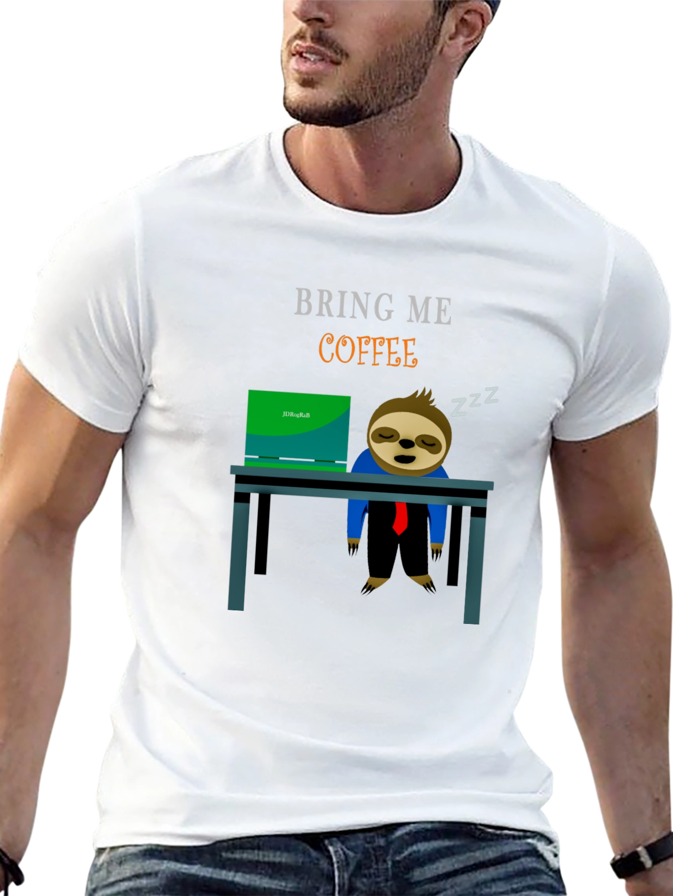 Bring Me Coffee Sloth T-Shirt