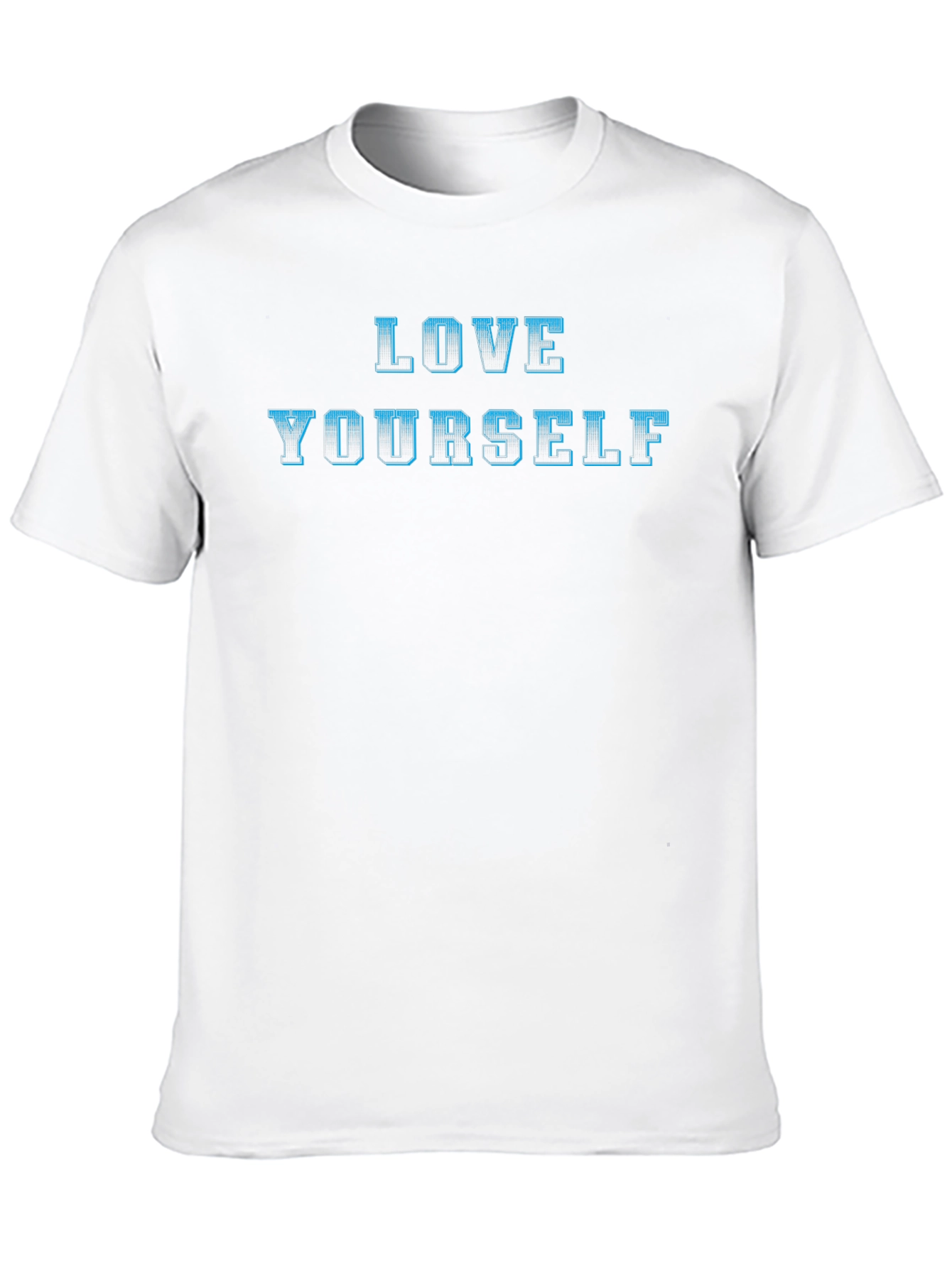 Love Yourself Graphic Tee - Black Cotton Comfort