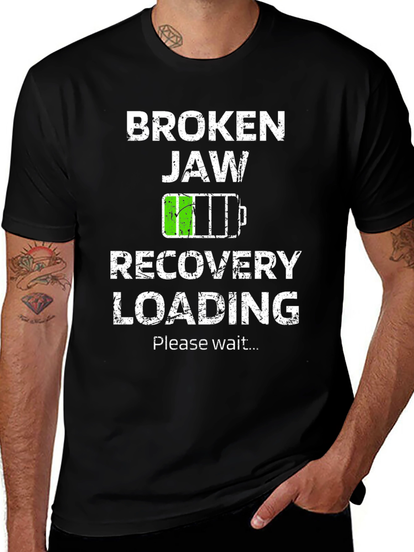 Broken Jaw Recovery Loading T-Shirt