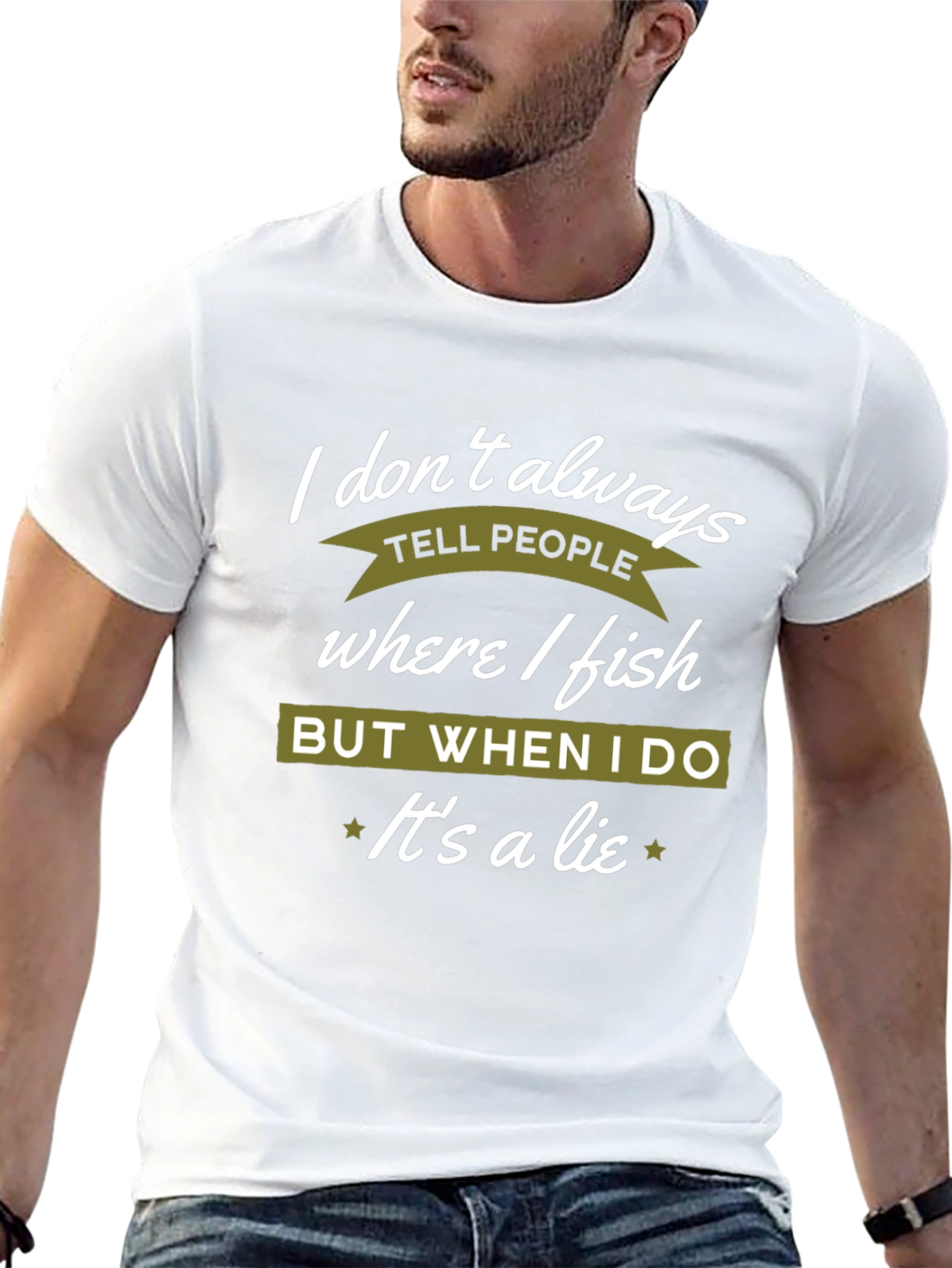 Funny Fishing T-Shirt - I Dont Always Tell People