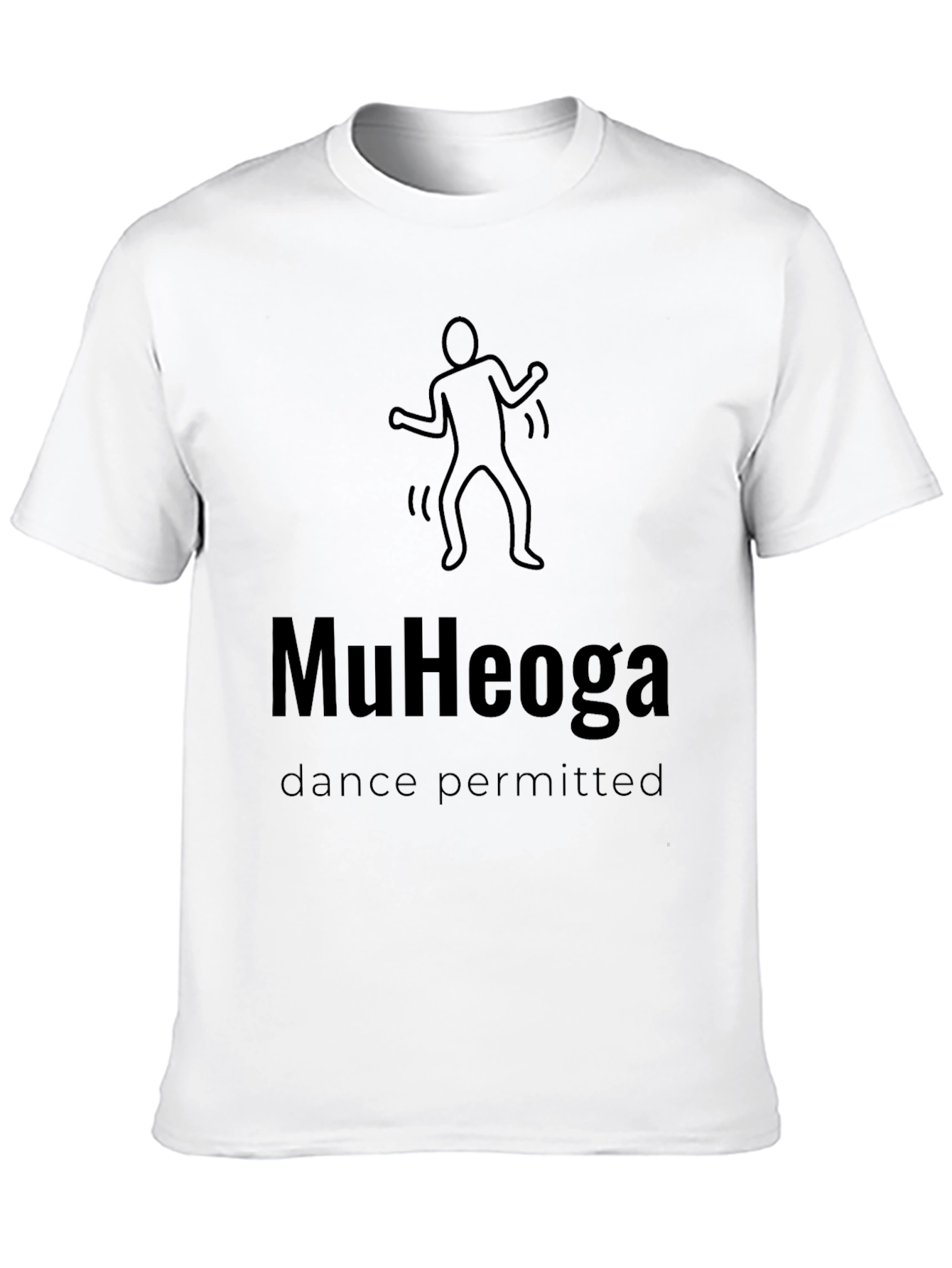 MuHeoga Dance Permitted Black T-Shirt