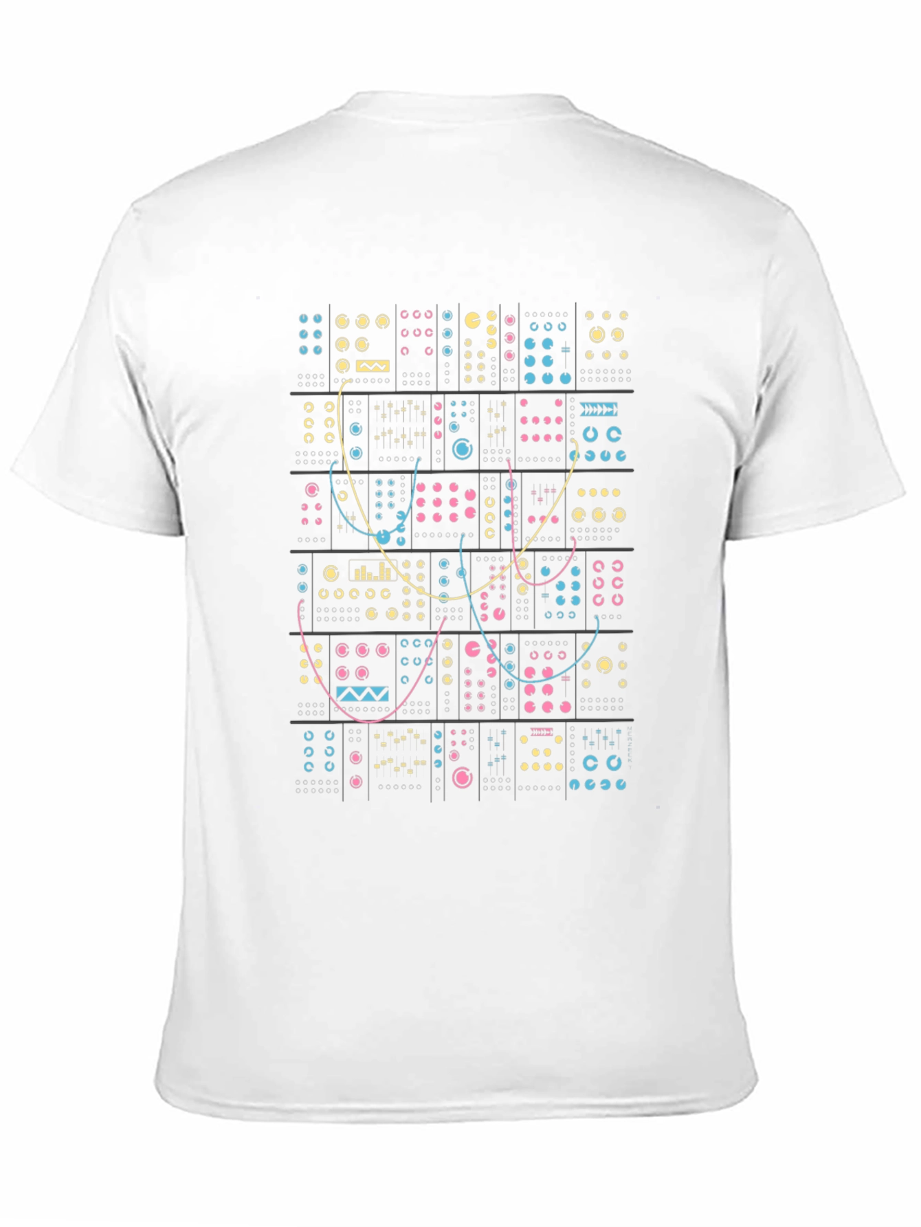Synthesizer Circuit Board Graphic Tee - Black