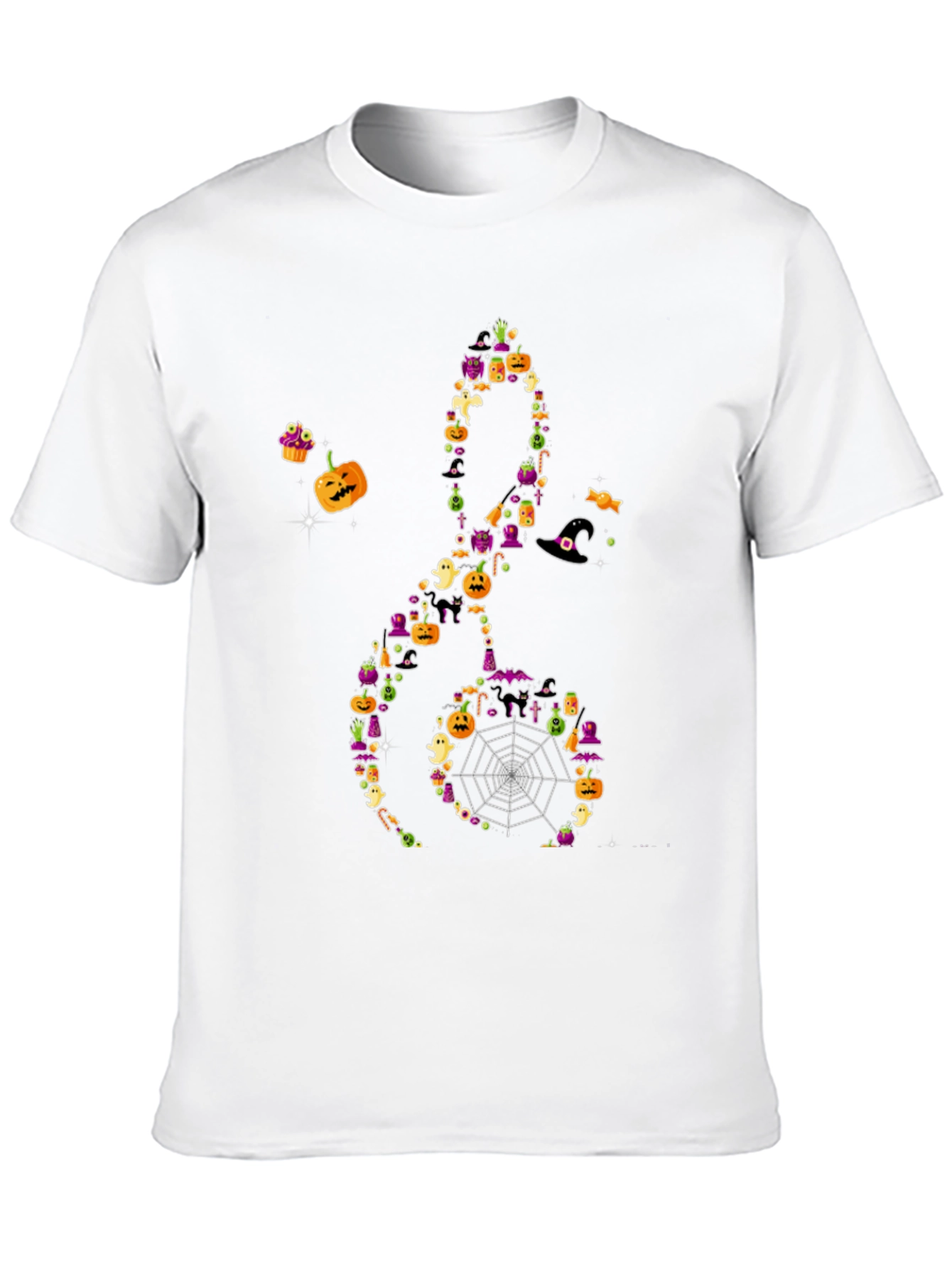 Halloween Music Treble Clef T-Shirt