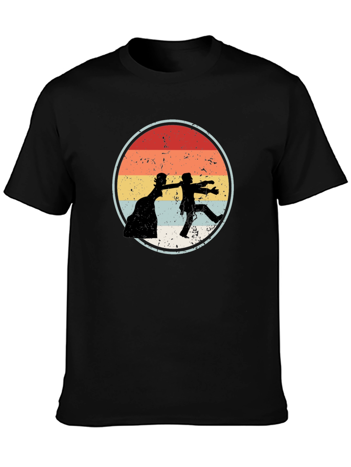 Retro Bride Groom T-Shirt