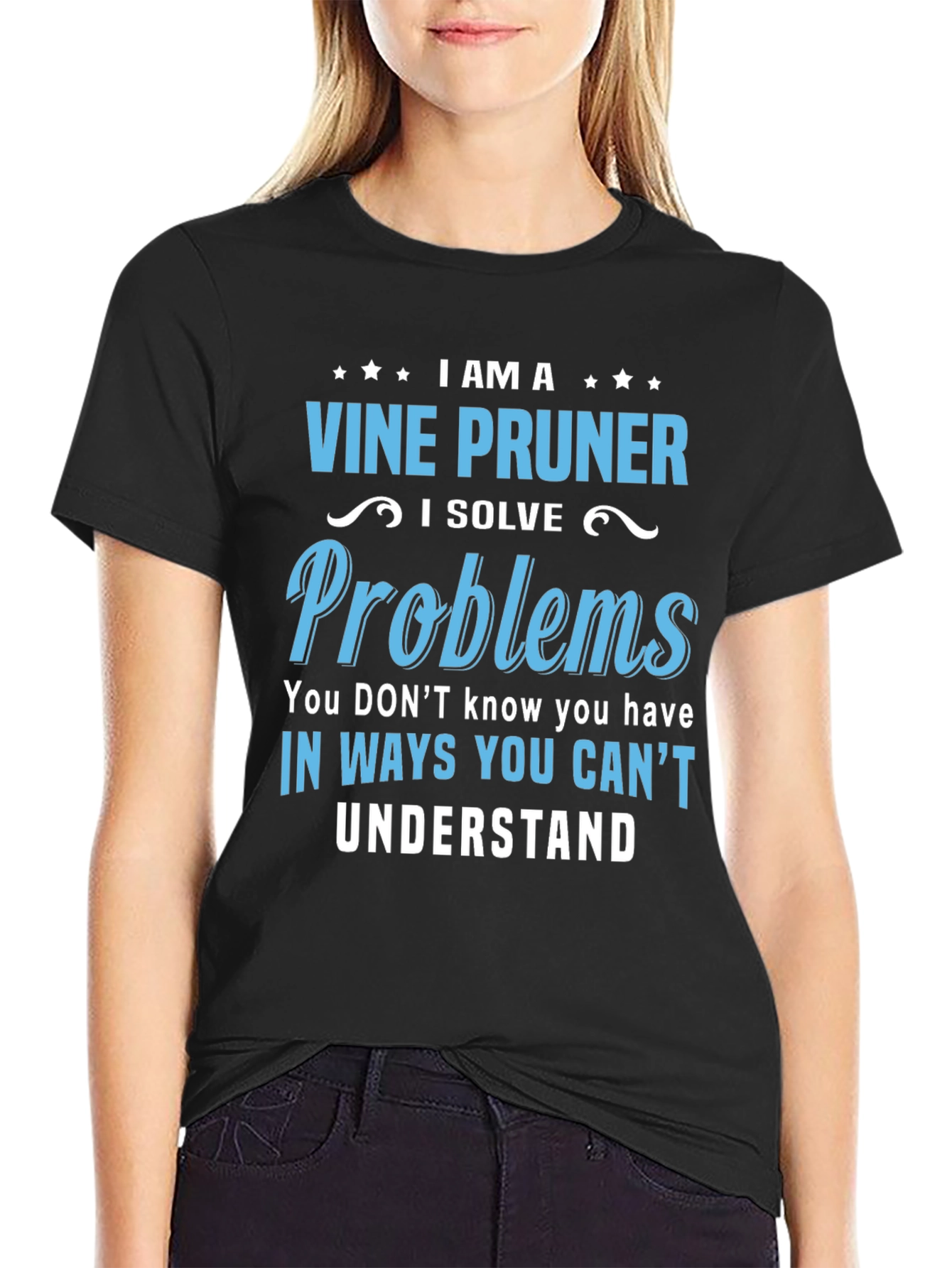 Vine Pruner T-Shirt: Problem Solver Design