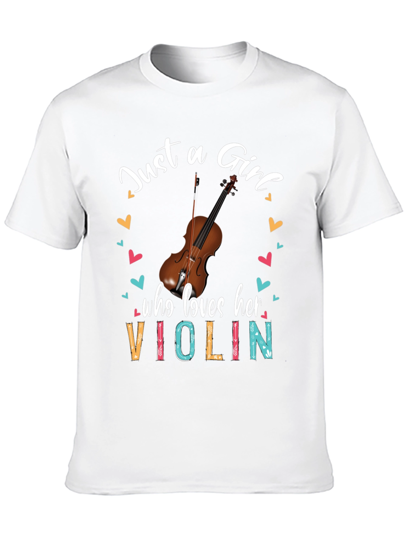 Just a Girl Who Loves Her Violin T-Shirt