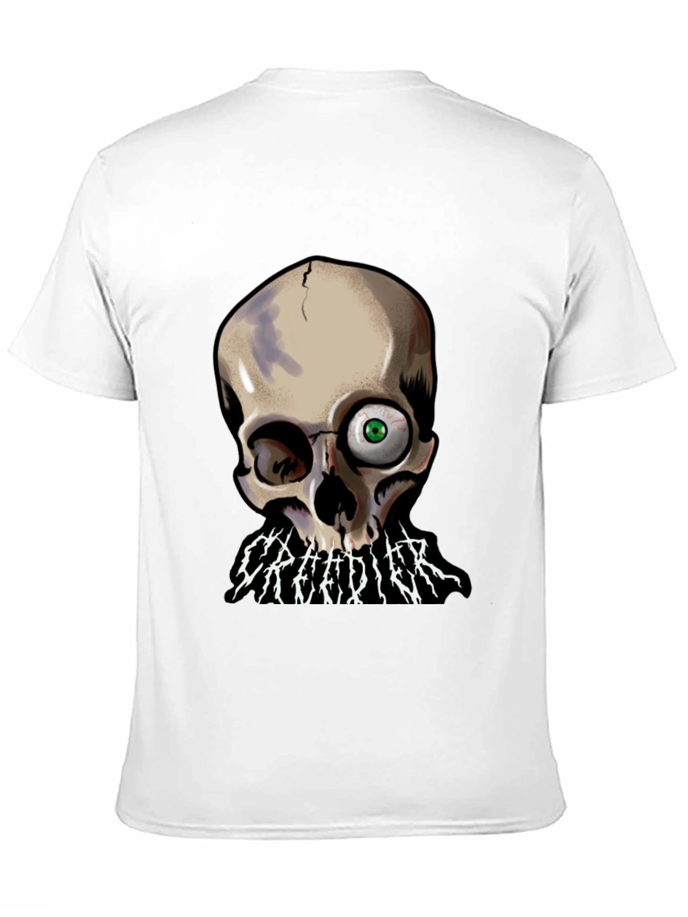 Creedier Skull Graphic T-Shirt