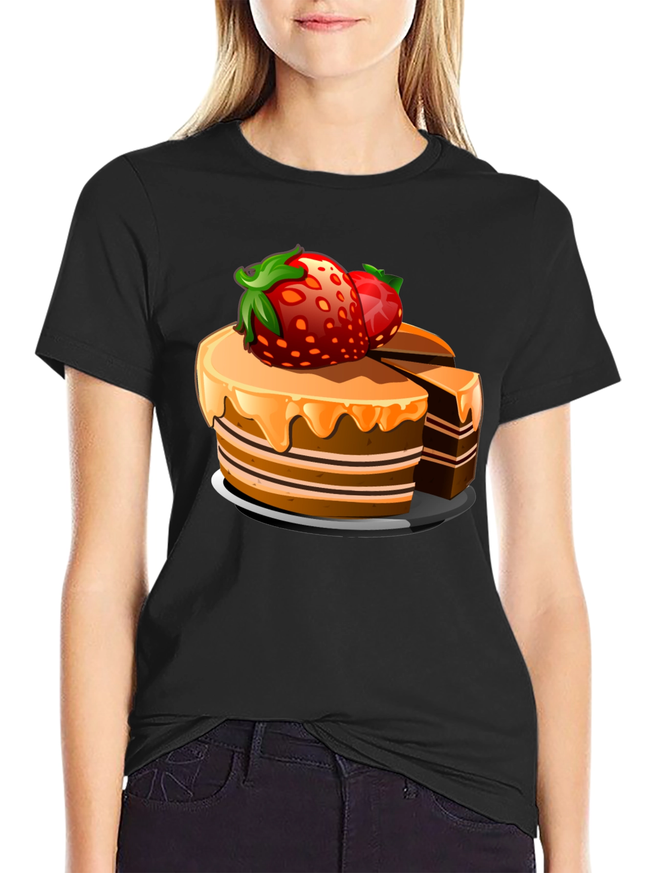 Cake Graphic Tee - Sweet & Stylish!