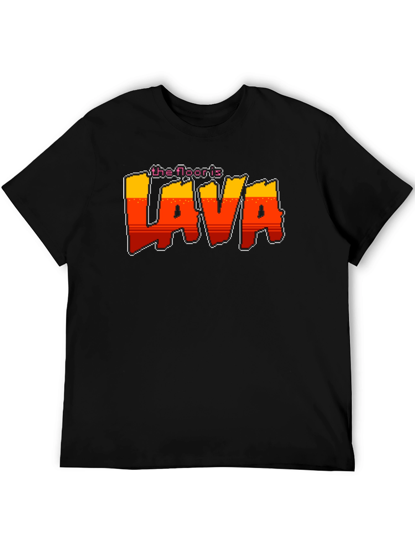 The Floor is Lava Retro Graphic T-Shirt