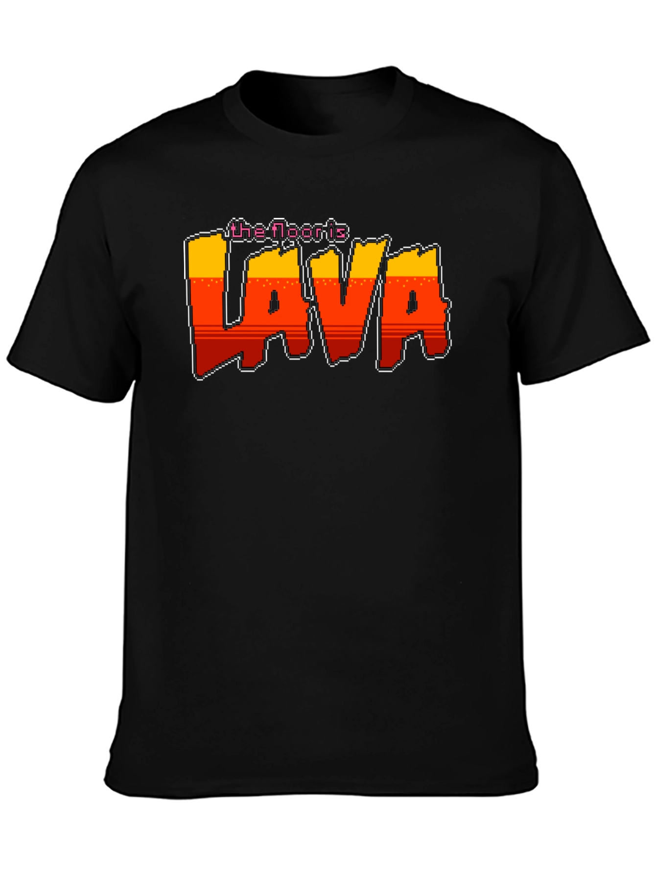 The Floor is Lava Retro Graphic T-Shirt