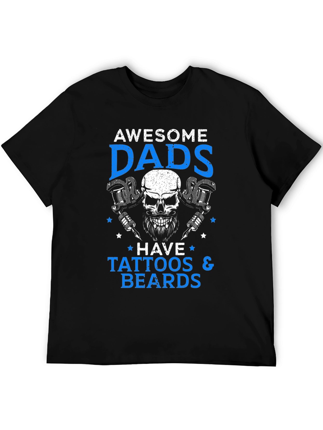 Awesome Dads Tattoos & Beards Graphic Tee