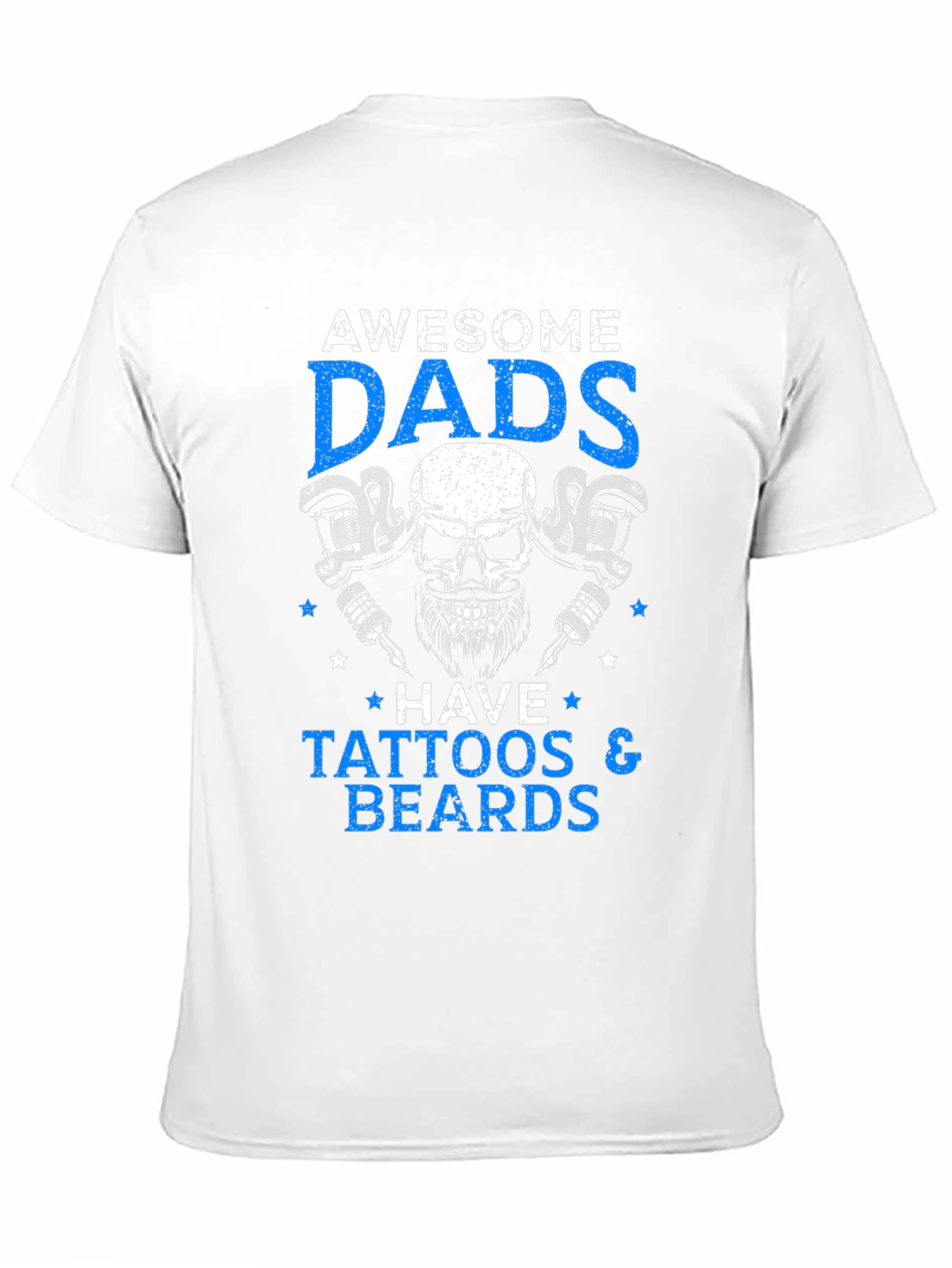 Awesome Dads Tattoos & Beards Graphic Tee