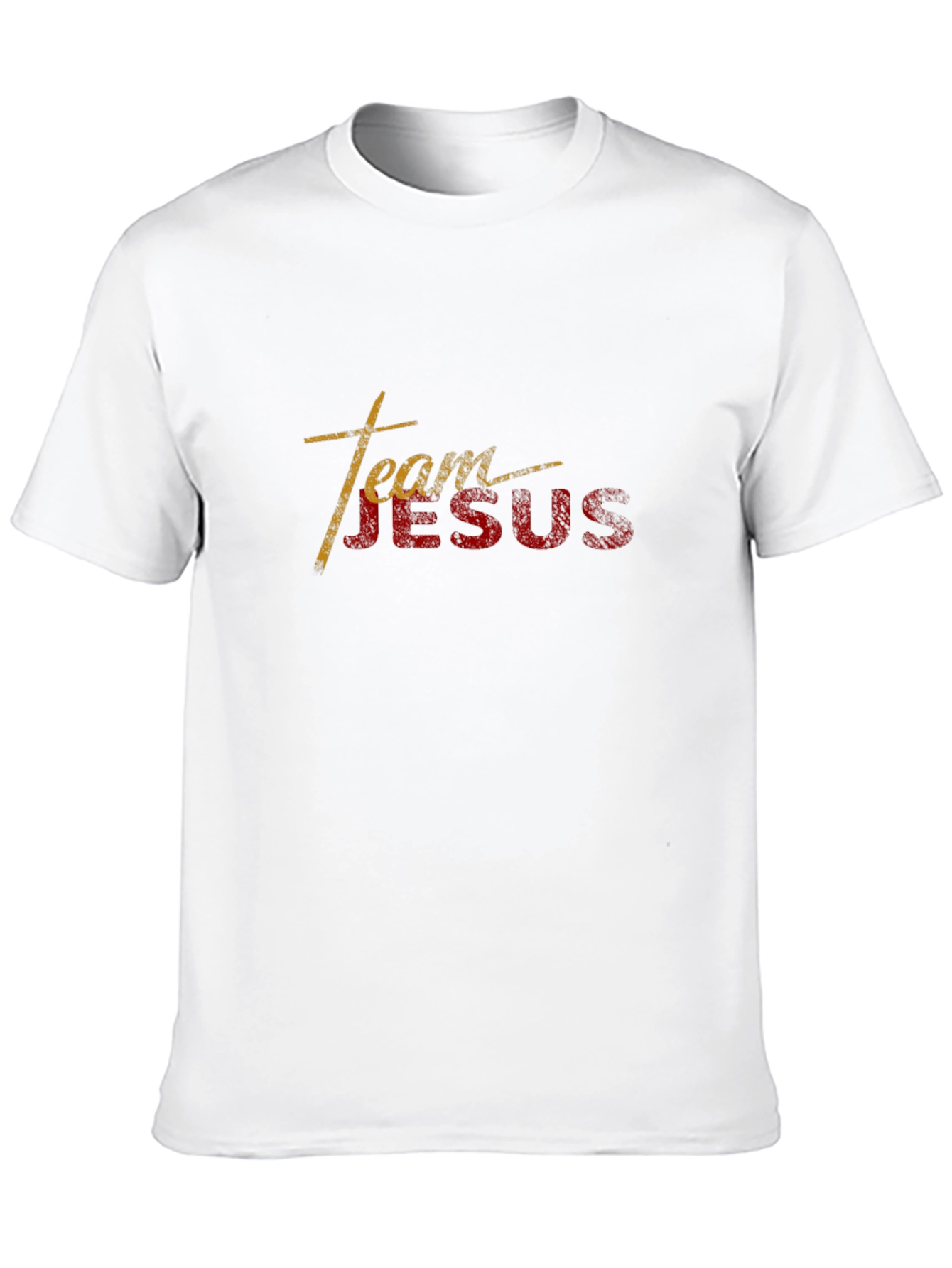 Team Jesus Black Graphic T-Shirt