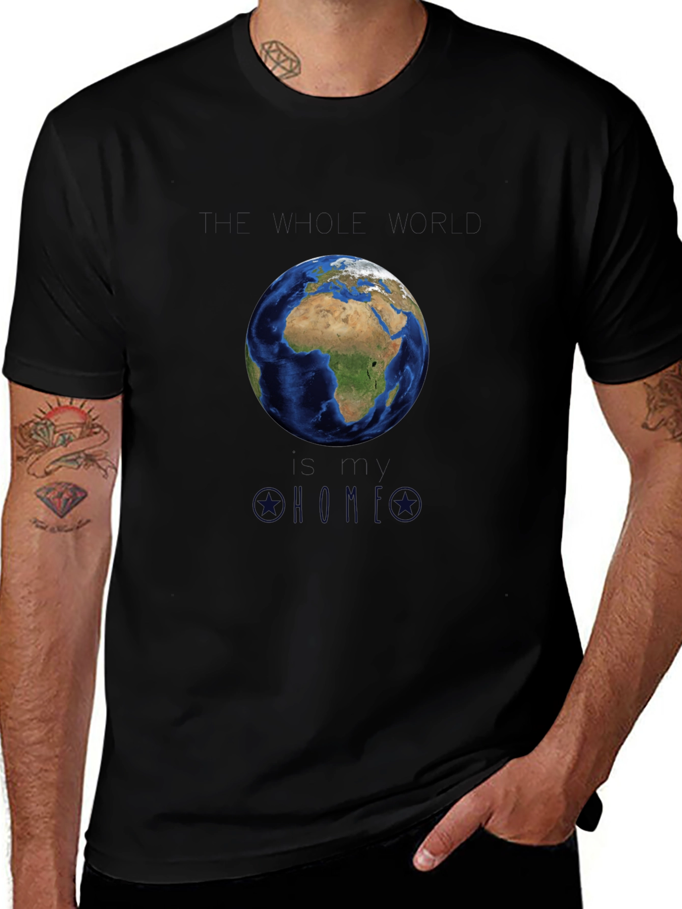 Earth Graphic Tee - Global Unity Shirt