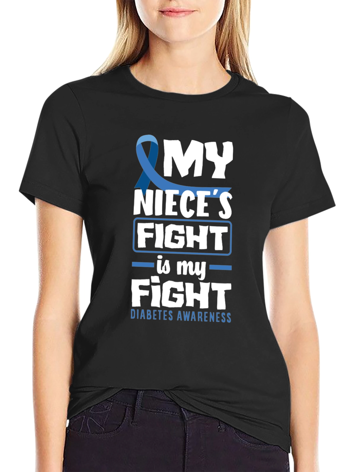 Diabetes Awareness T-Shirt - My Nieces Fight