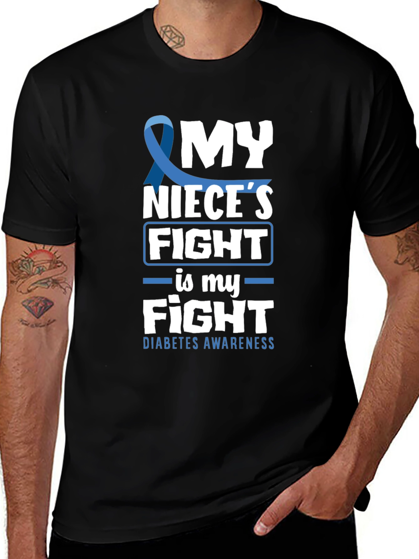 Diabetes Awareness T-Shirt - My Nieces Fight