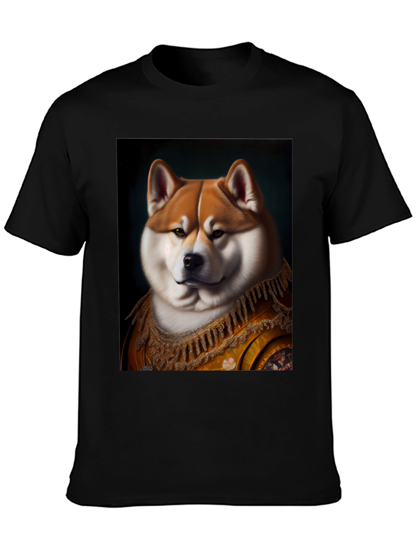 Regal Shiba Inu Portrait T-Shirt
