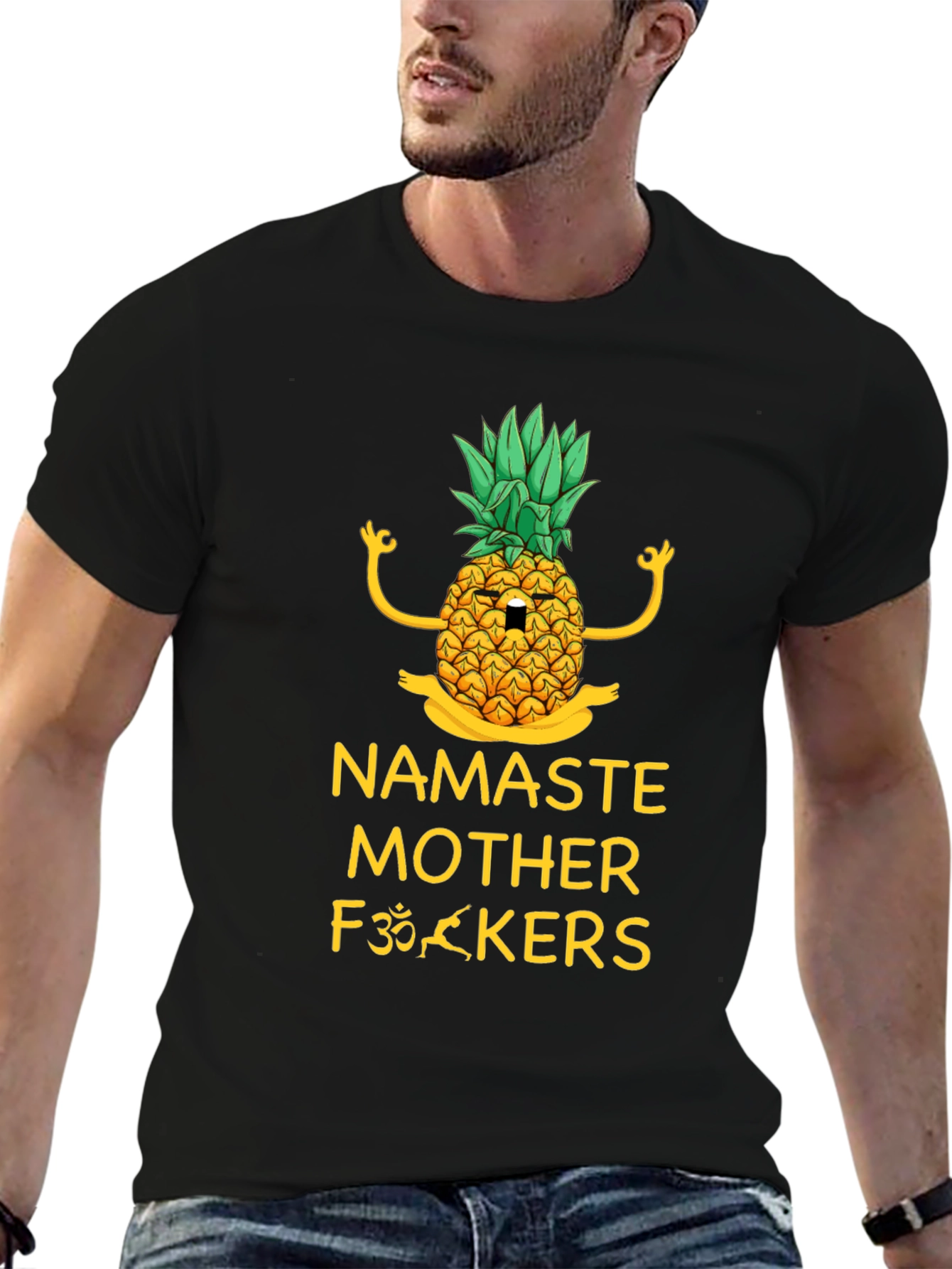 Namaste Pineapple Graphic Tee