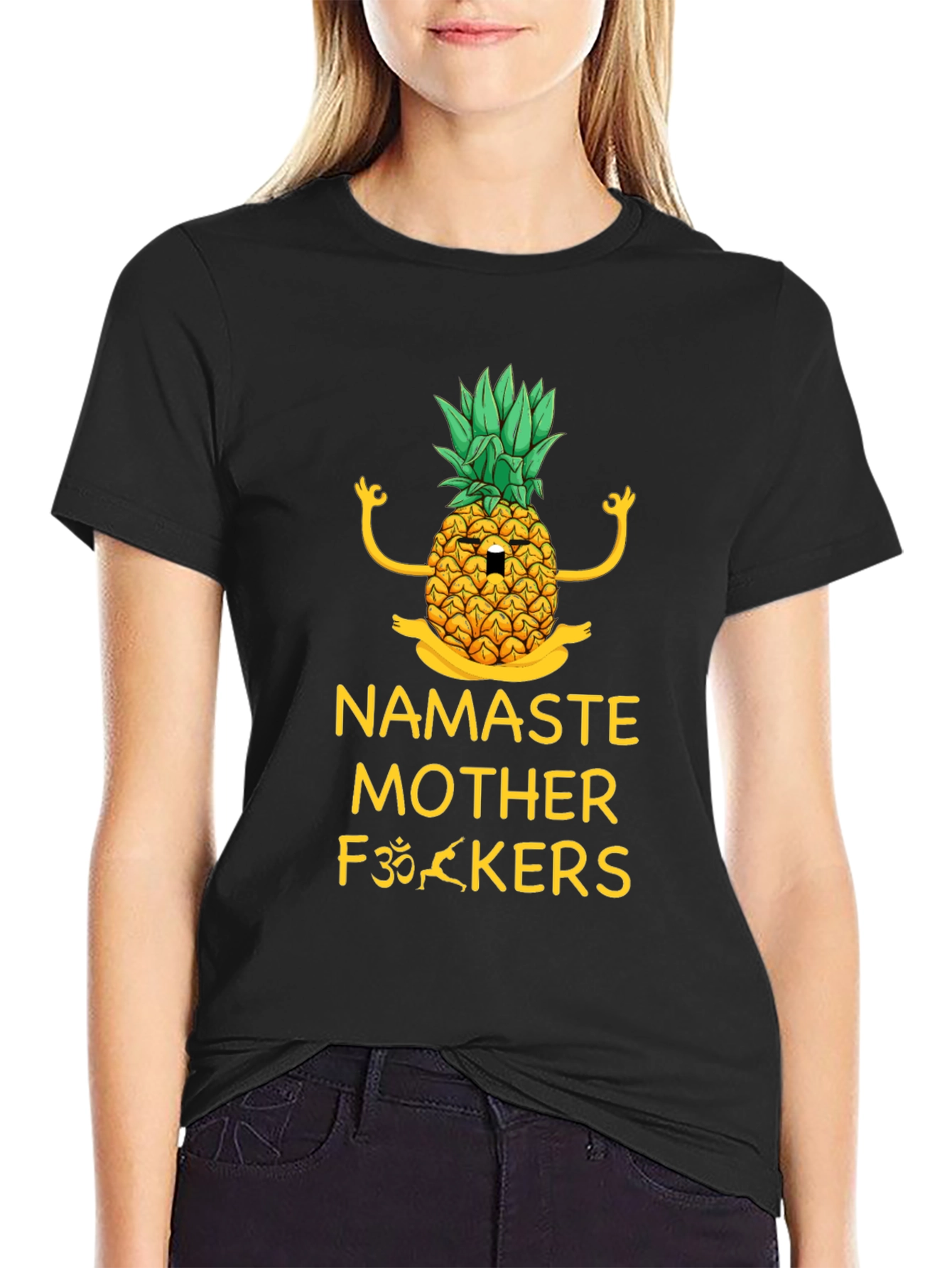 Namaste Pineapple Graphic Tee