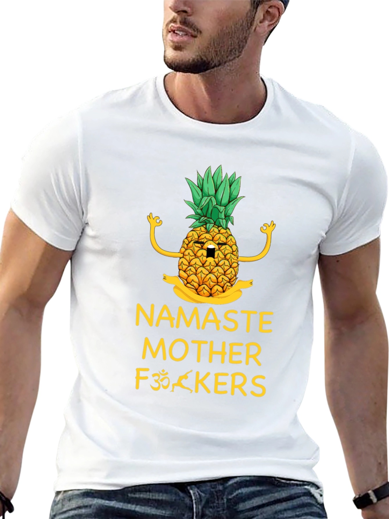 Namaste Pineapple Graphic Tee