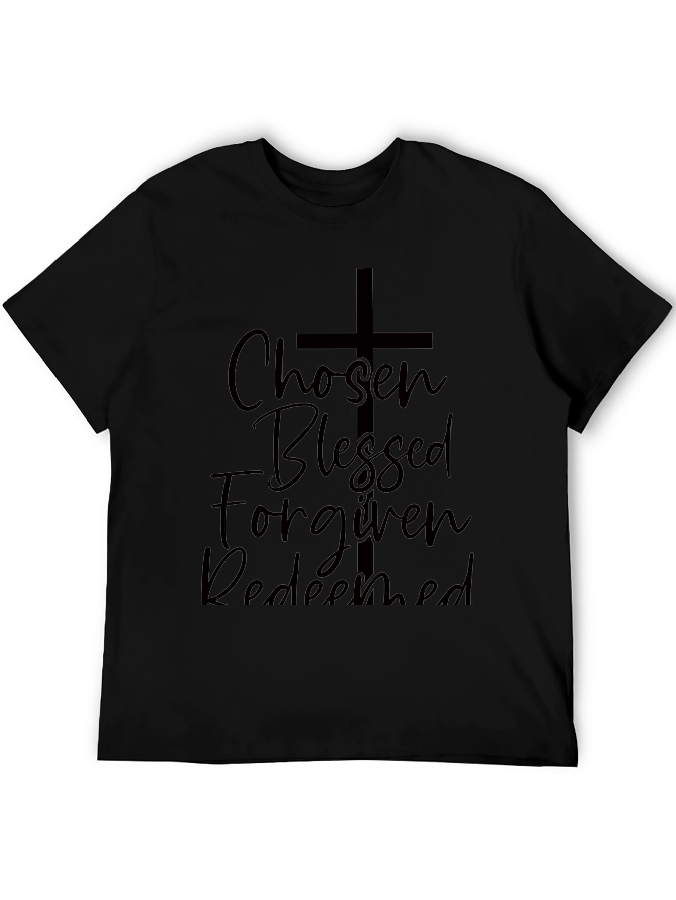 Chosen Blessed Forgiven Redeemed Graphic Tee