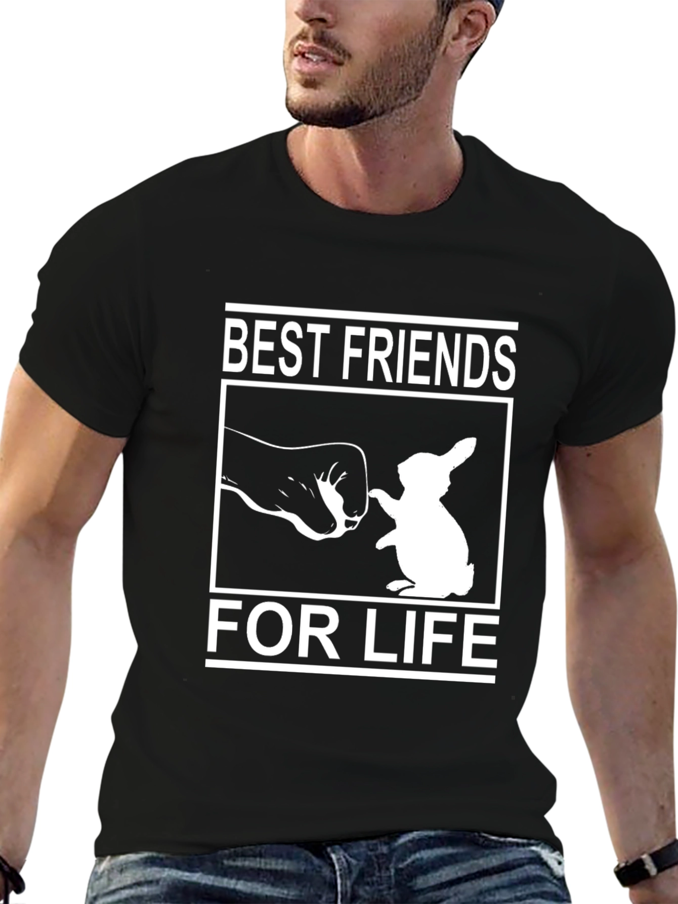 Best Friends For Life T-Shirt - Rabbit Design