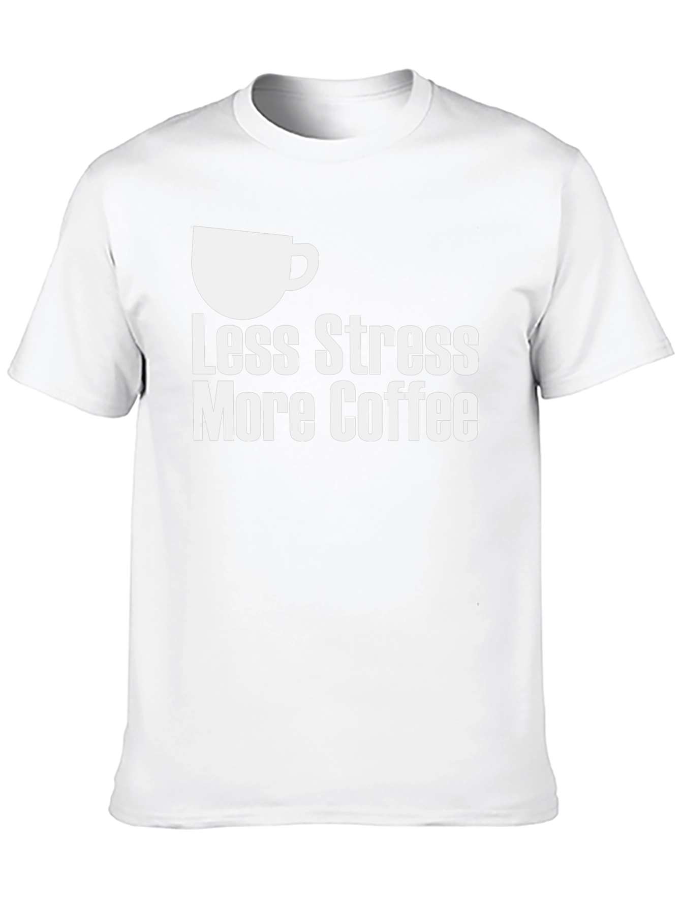 Less Stress More Coffee Graphic T-Shirt